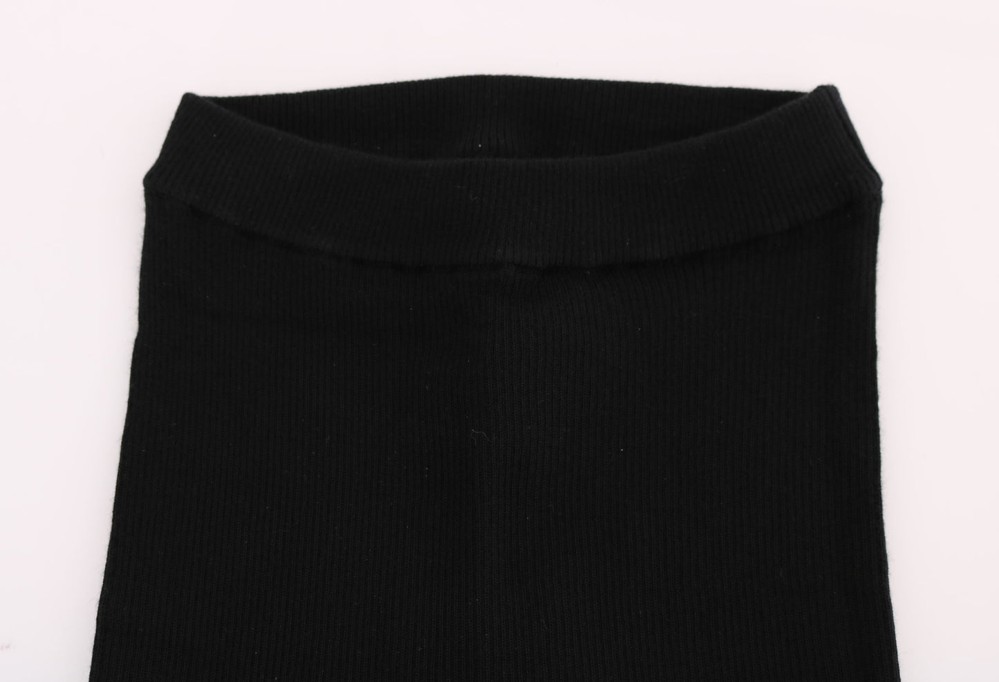 Pantalon slim en cachemire noir Dolce & Gabbana pour femme