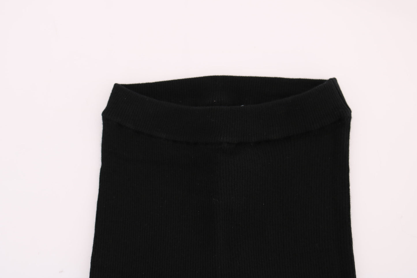 Pantalon slim en cachemire noir Dolce & Gabbana pour femme