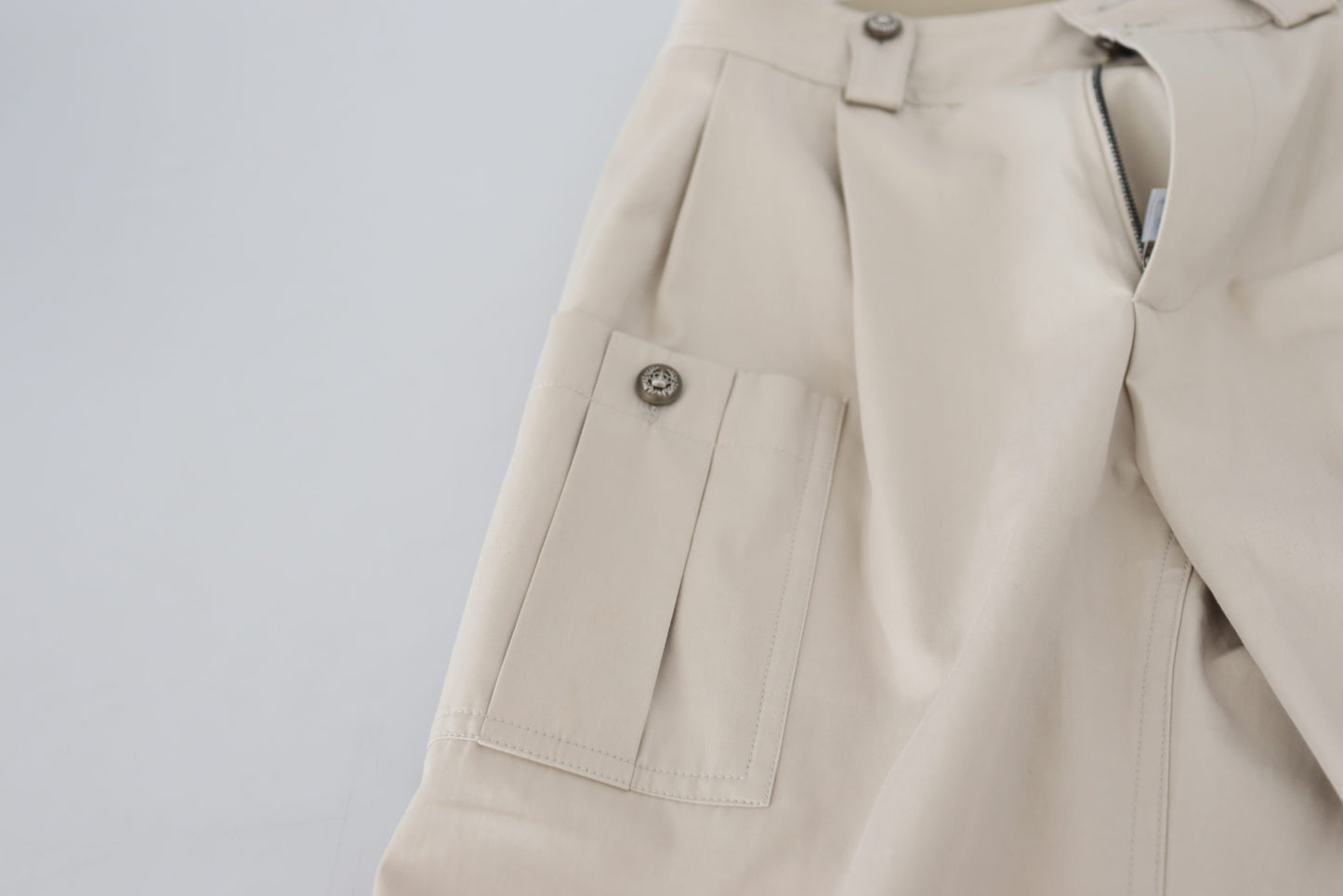 Pantalon taille haute beige Dolce & Gabbana pour femme