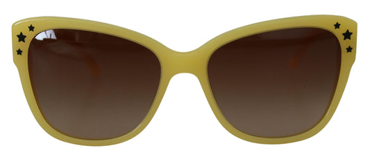 Lunettes de soleil Dolce & Gabbana DG4124 à monture en acétate jaune et étoiles