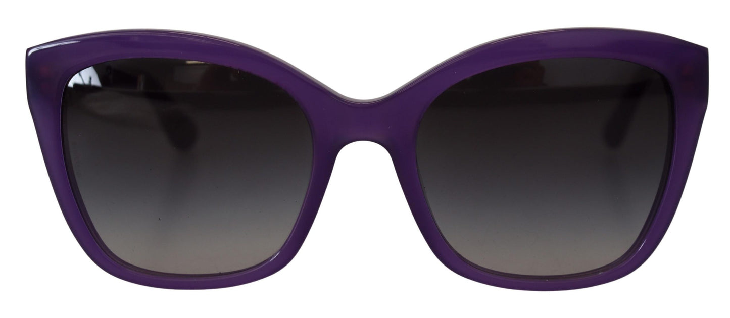 Lunettes de soleil carrées à monture intégrale en acétate violet Dolce & Gabbana DG4240