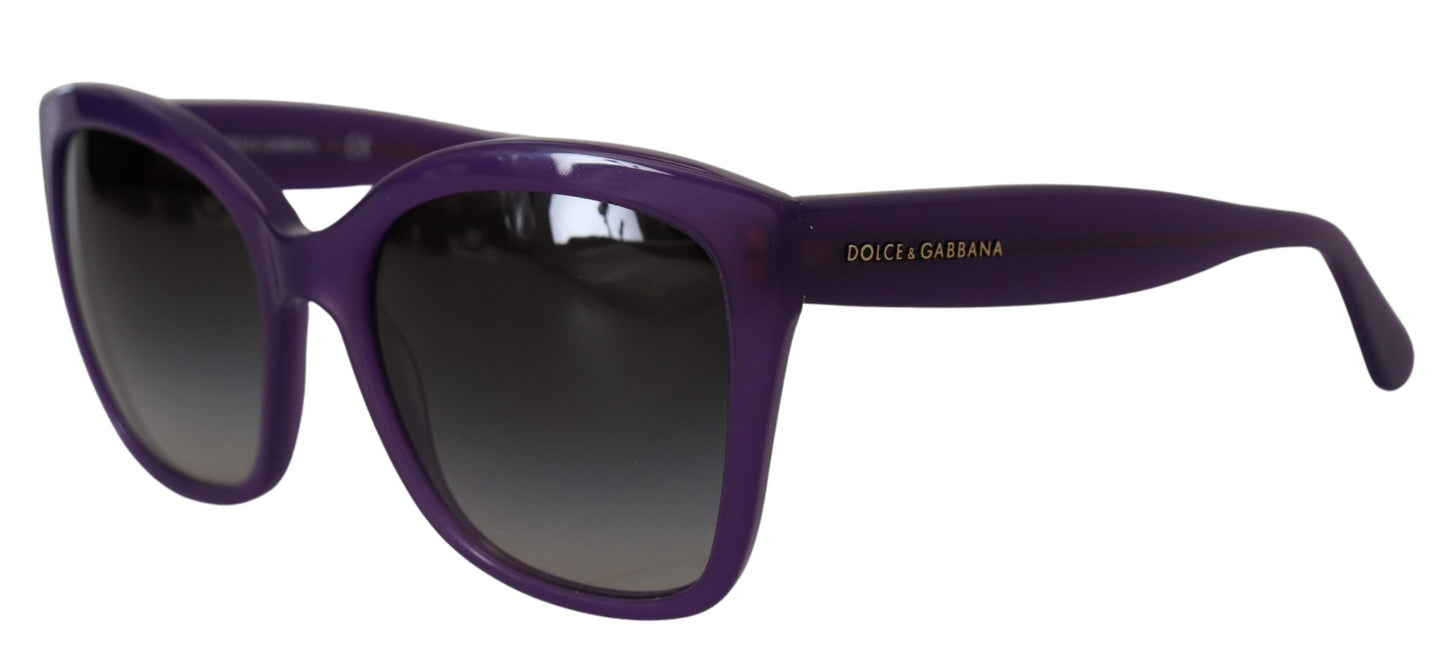 Lunettes de soleil carrées à monture intégrale en acétate violet Dolce & Gabbana DG4240
