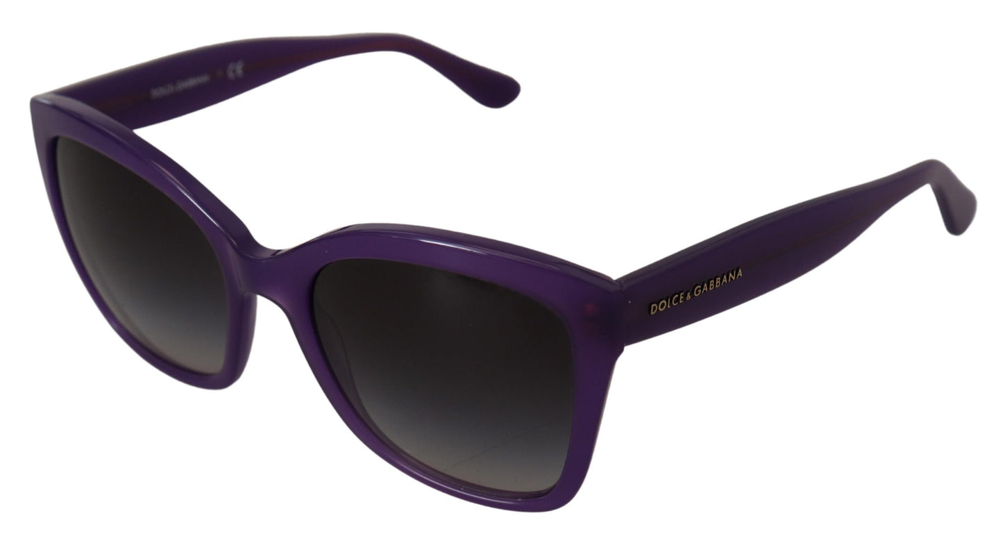 Lunettes de soleil carrées à monture intégrale en acétate violet Dolce & Gabbana DG4240