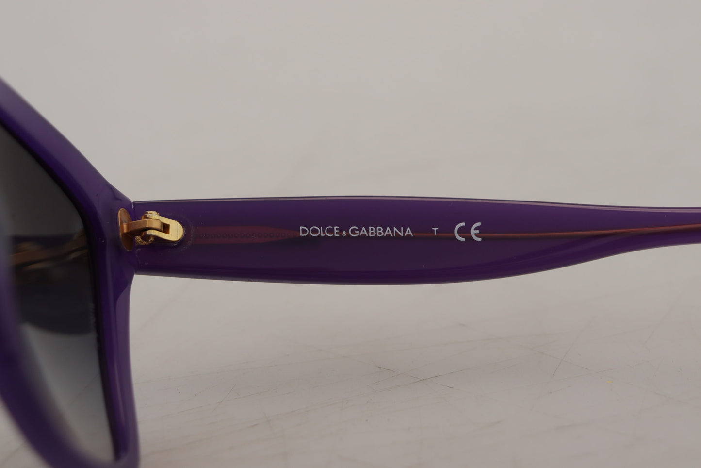 Lunettes de soleil carrées à monture intégrale en acétate violet Dolce & Gabbana DG4240