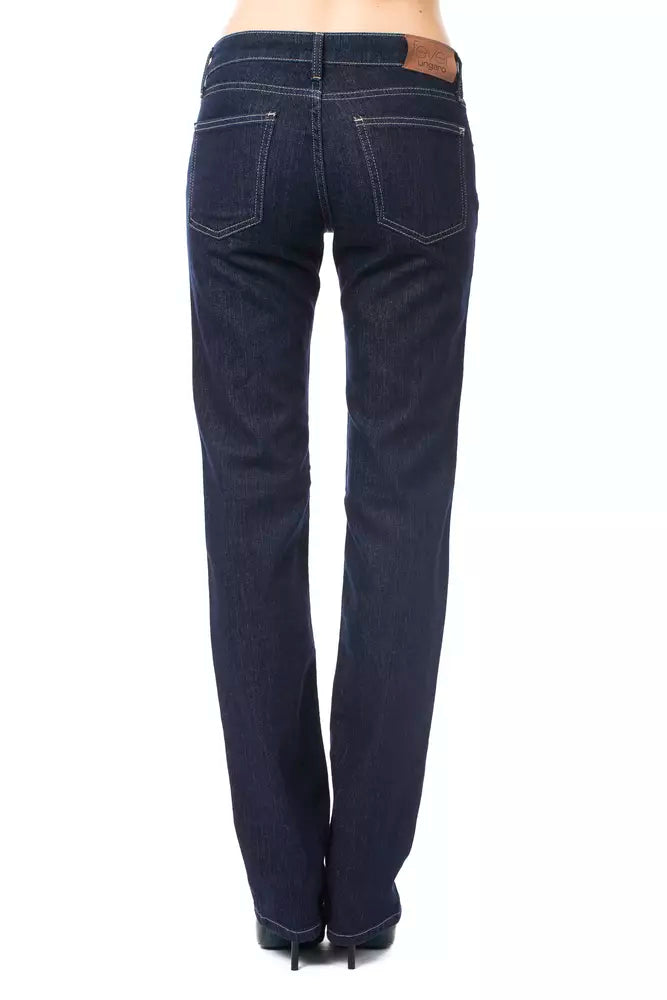 Ungaro Fever Blue Cotton Jeans Denim