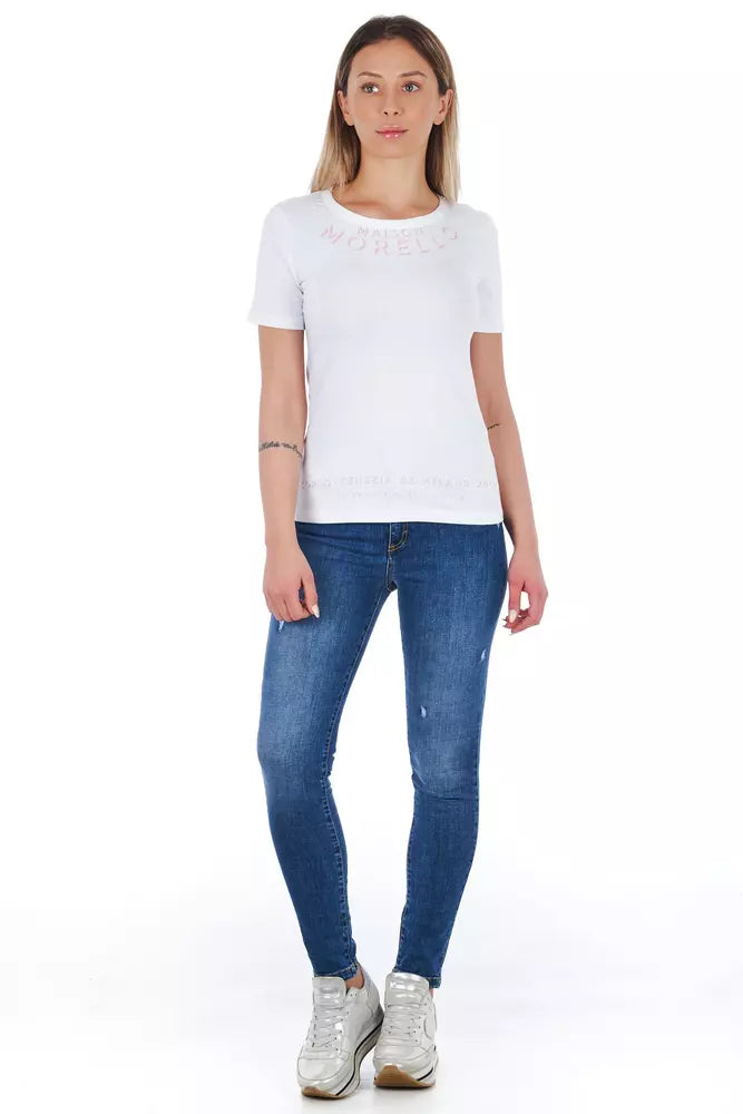 Frankie Morello Blaue Jeans aus anderen Fasern für Damen