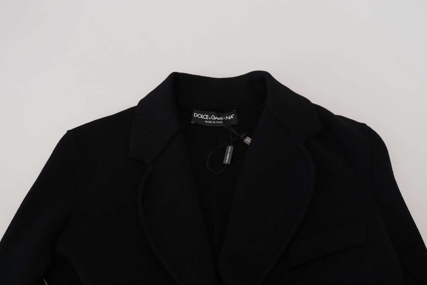 Dolce & Gabbana Blazer cardigan à boutons noirs Veste en viscose