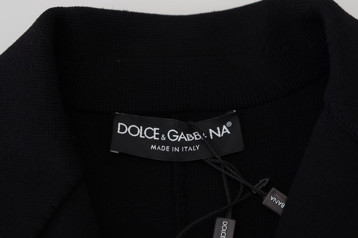 Dolce & Gabbana Blazer cardigan à boutons noirs Veste en viscose