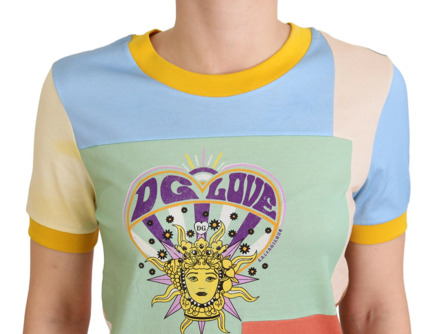 Dolce & Gabbana Patchwork DG Love en coton multicolore