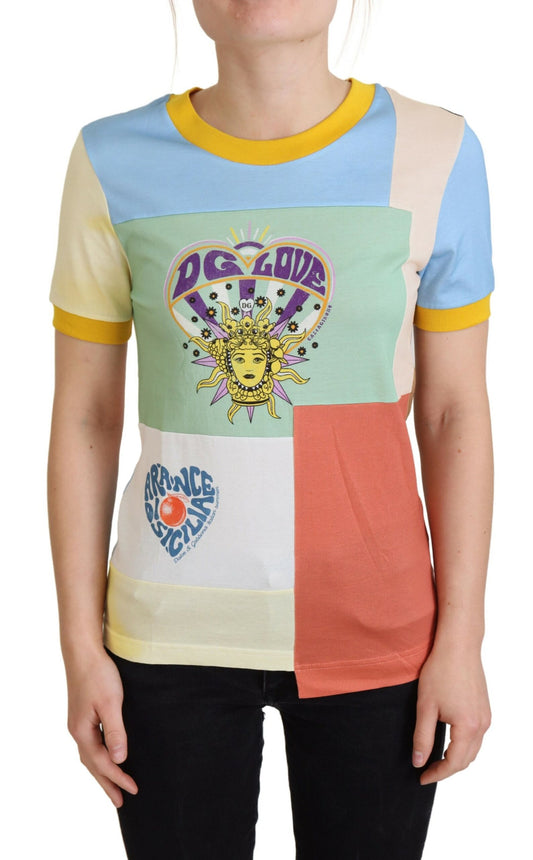 Dolce & Gabbana Patchwork DG Love en coton multicolore