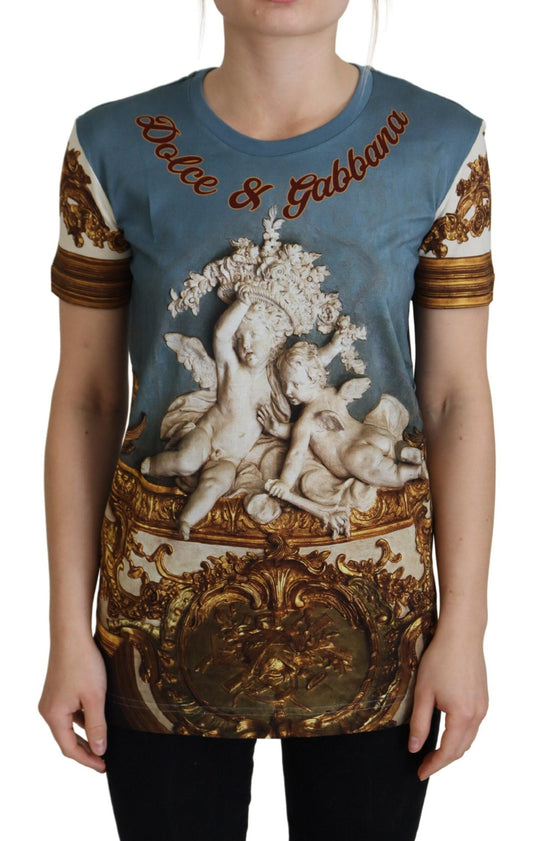 Dolce & Gabbana Haut imprimé ange multicolore avec logo DG