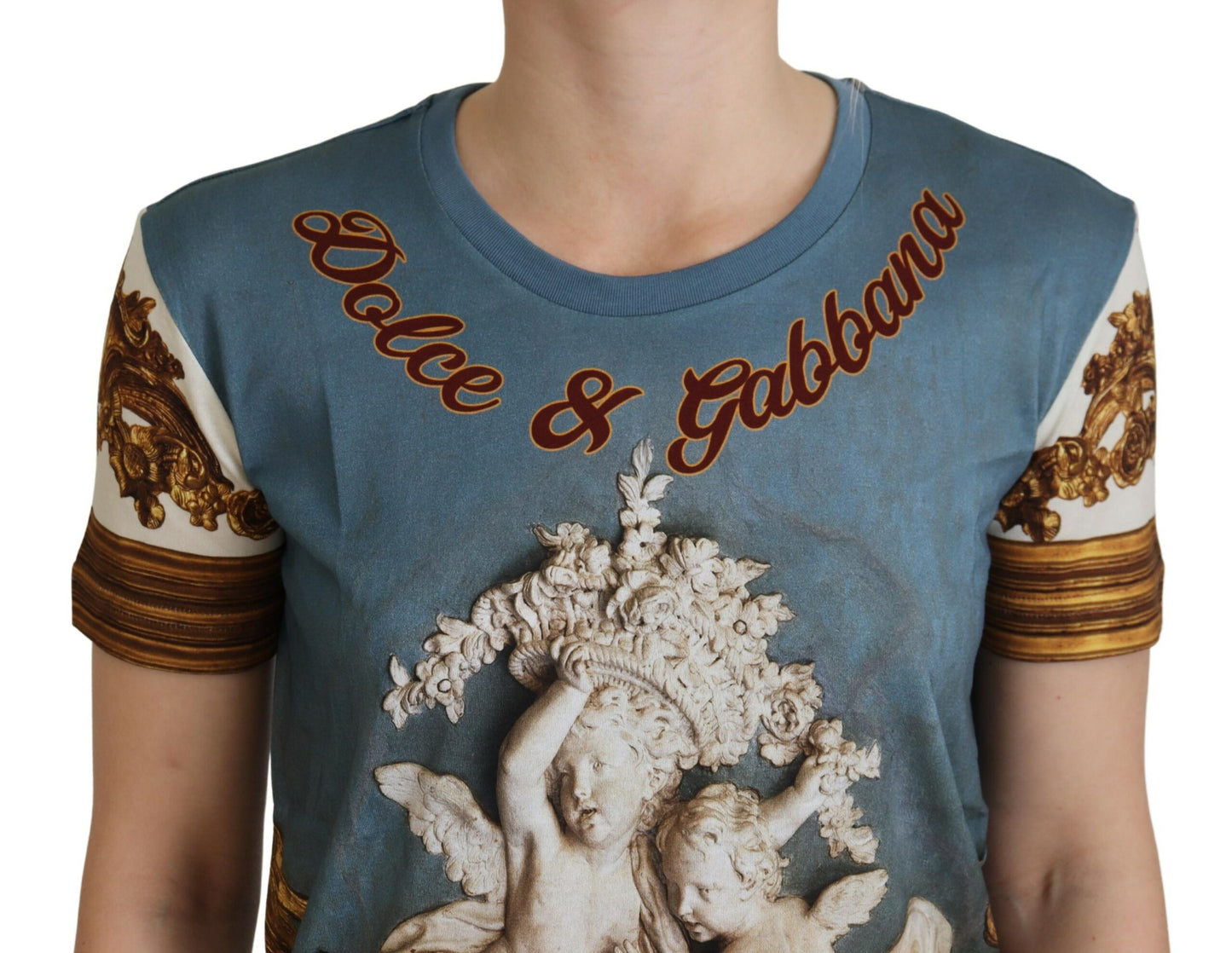 Dolce & Gabbana Haut imprimé ange multicolore avec logo DG