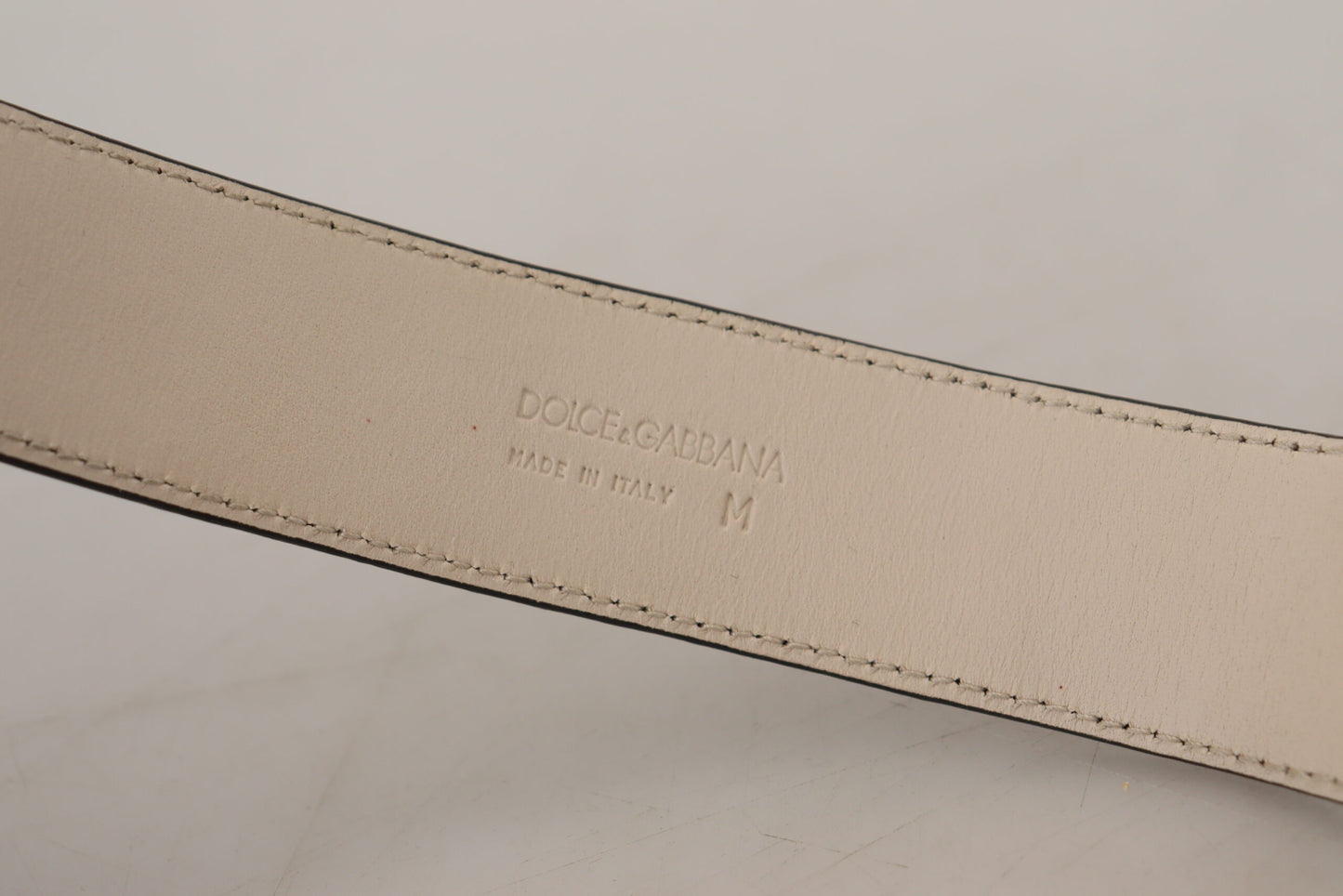 Bracelet porte-clés cœur DG en cuir Dauphine noir Dolce & Gabbana