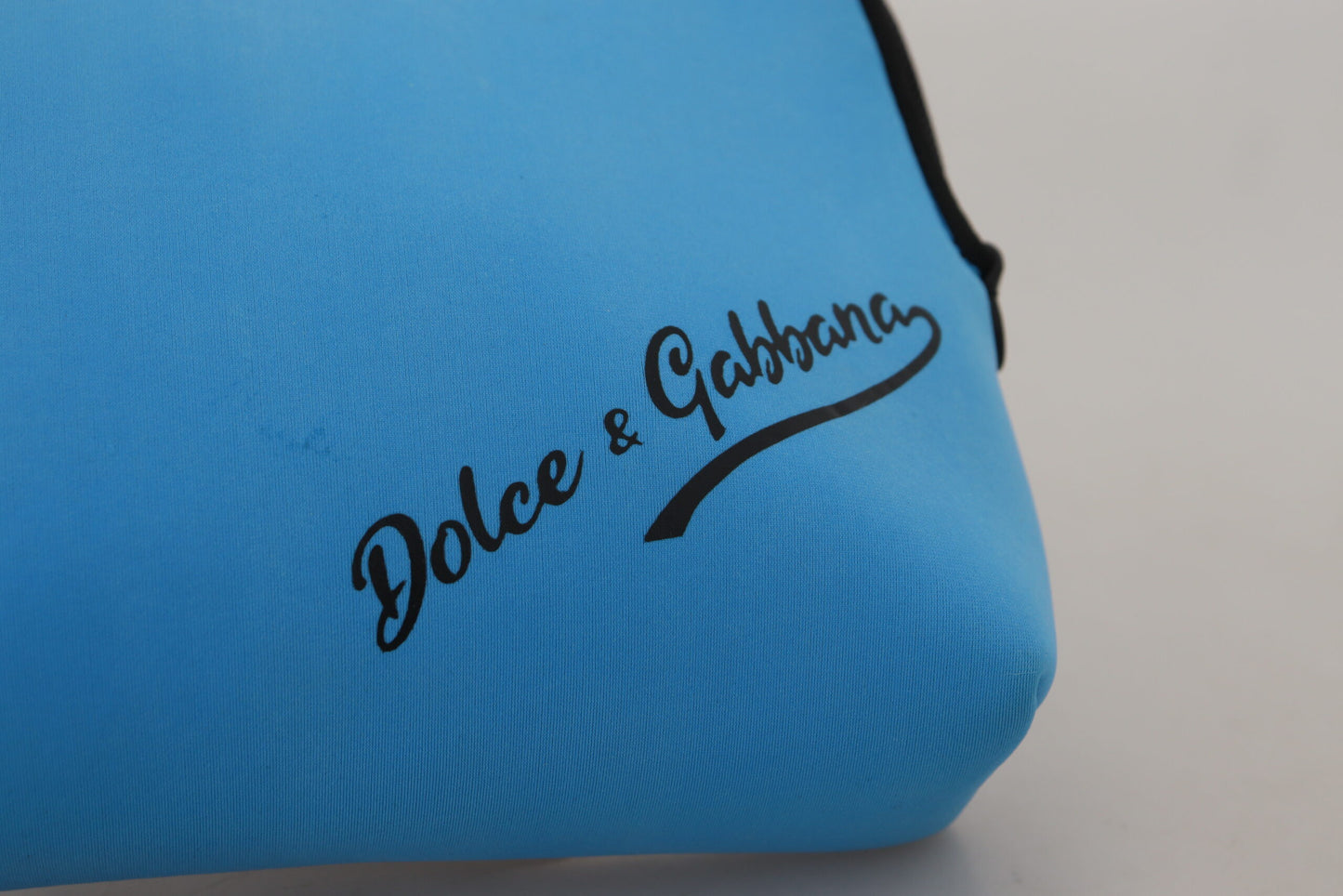 Trousse de toilette à imprimé léopard Dolce & Gabbana avec pochette à logo bleu