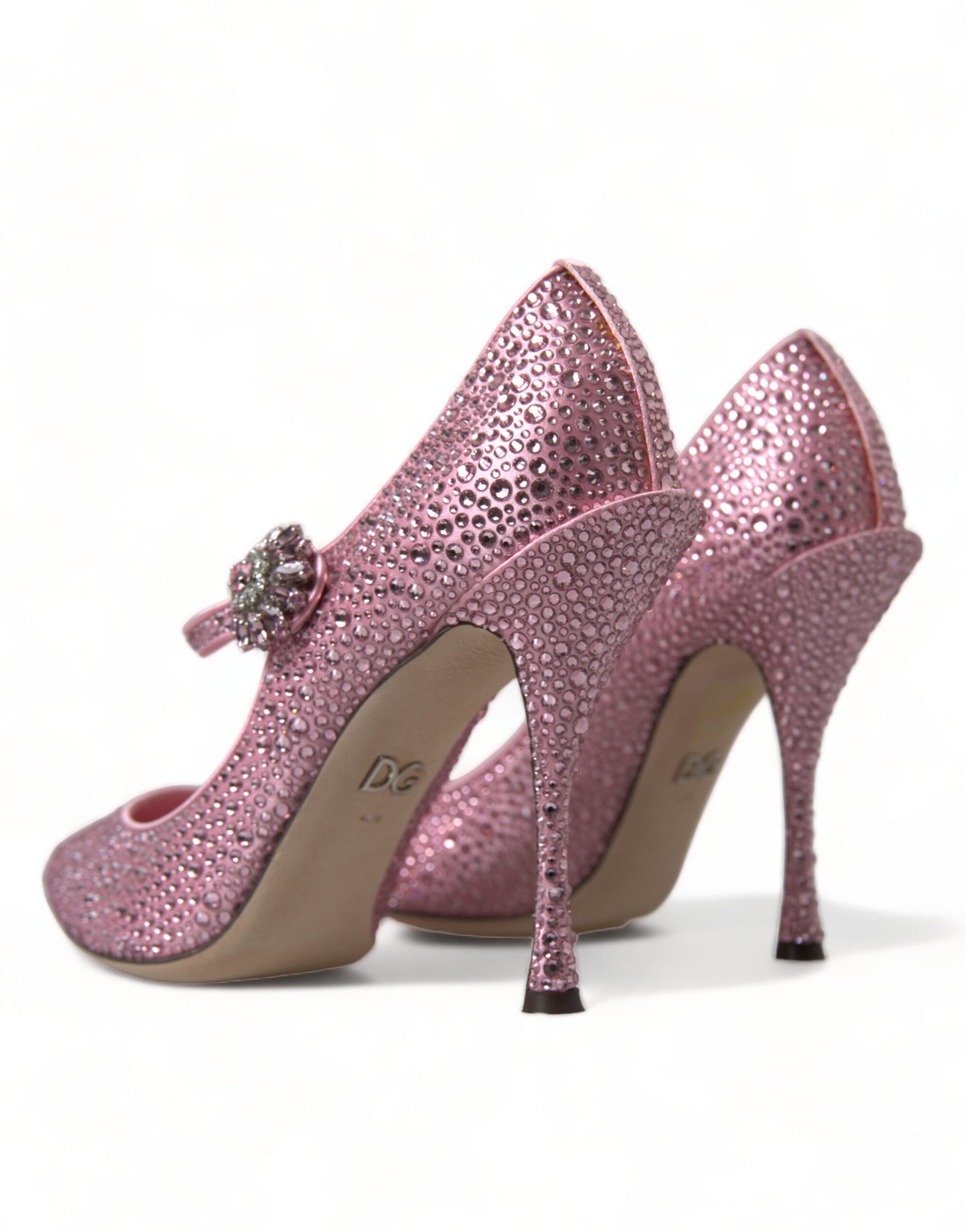 Escarpins Dolce & Gabbana à talons et strass roses