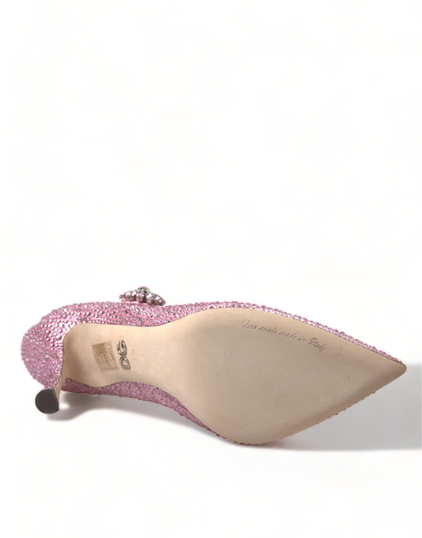 Escarpins Dolce & Gabbana à talons et strass roses