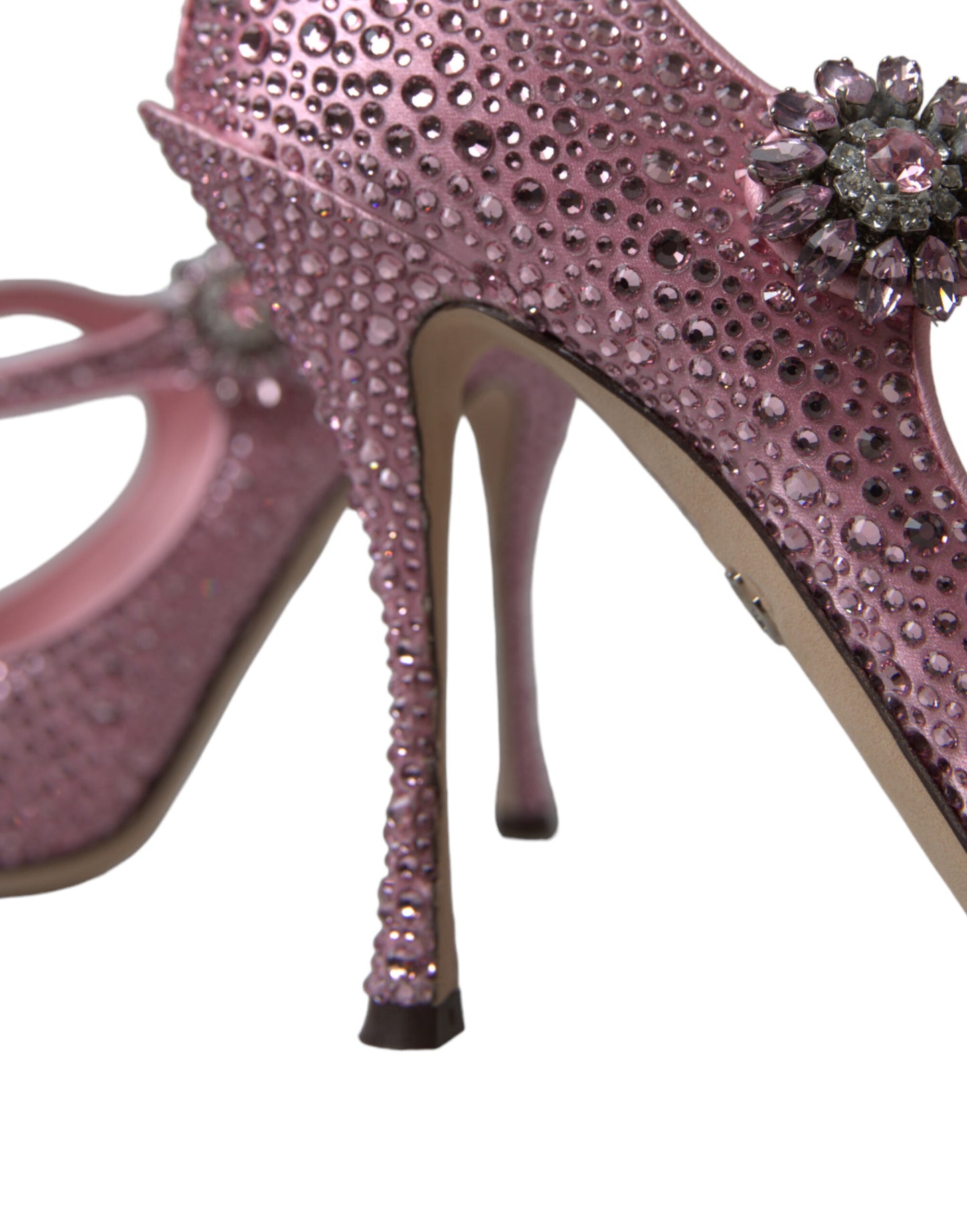 Escarpins Dolce & Gabbana à talons et strass roses