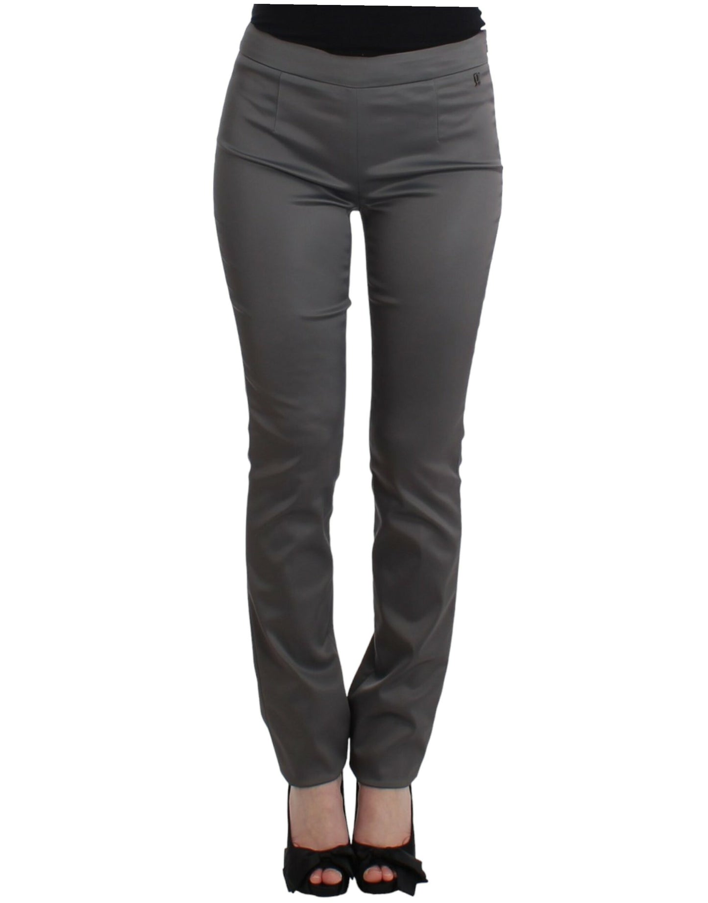 Pantalon slim gris John Galliano