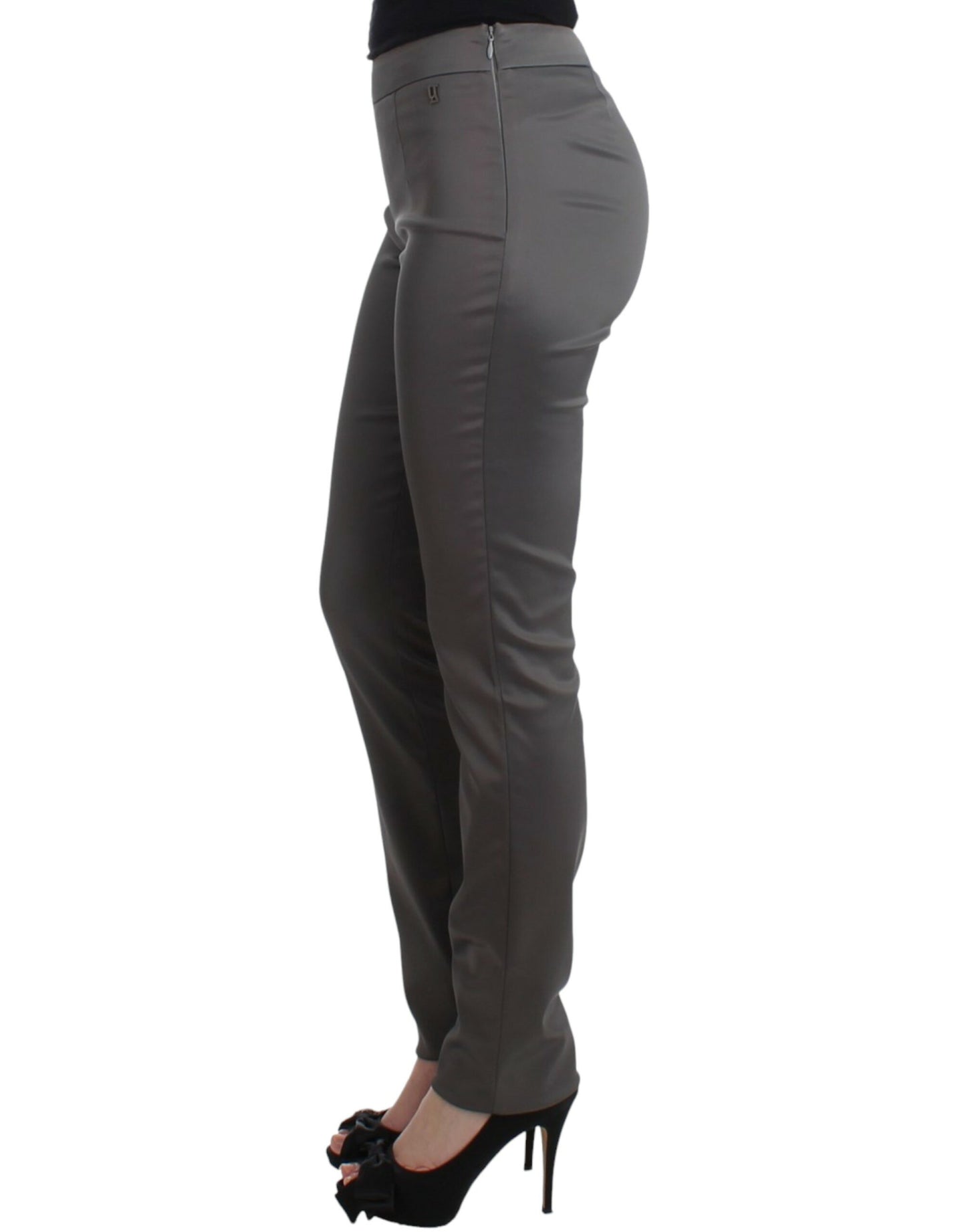 Pantalon slim gris John Galliano