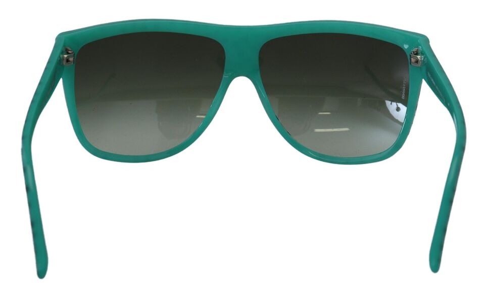 Lunettes de soleil carrées en acétate à étoiles vertes Dolce & Gabbana