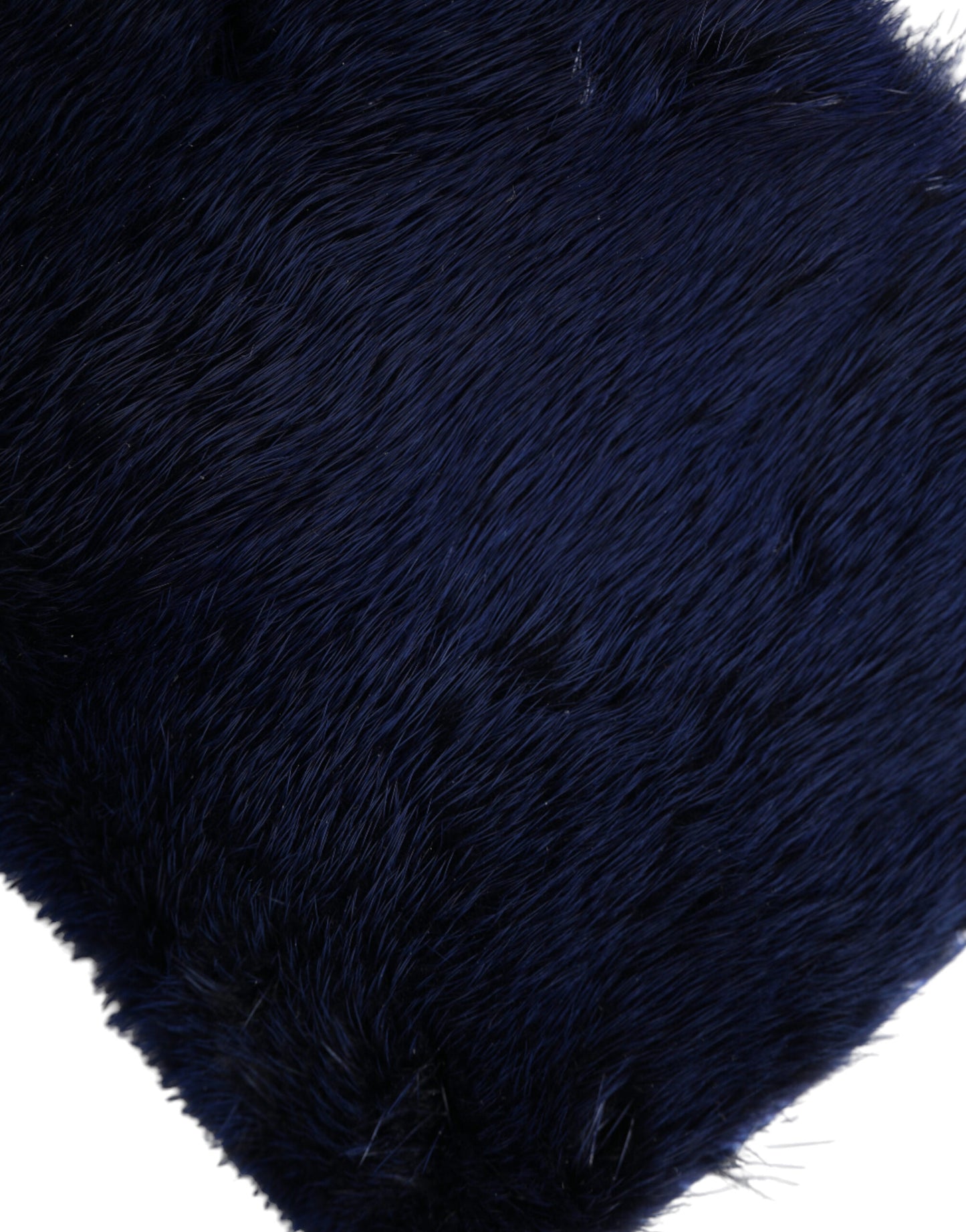 Sac à bandoulière Dolce & Gabbana en fourrure Ayers Lily Twist bleu foncé