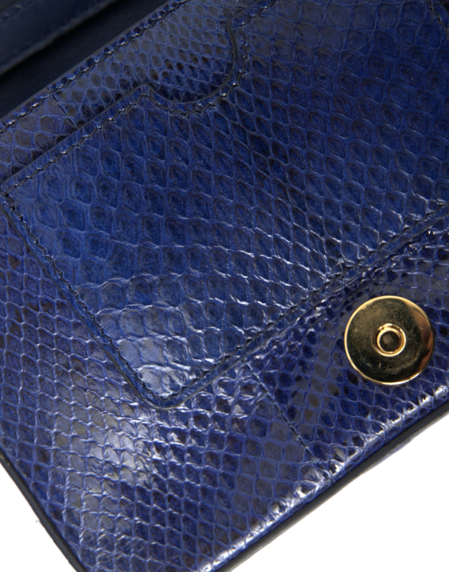 Sac à bandoulière Dolce & Gabbana en fourrure Ayers Lily Twist bleu foncé