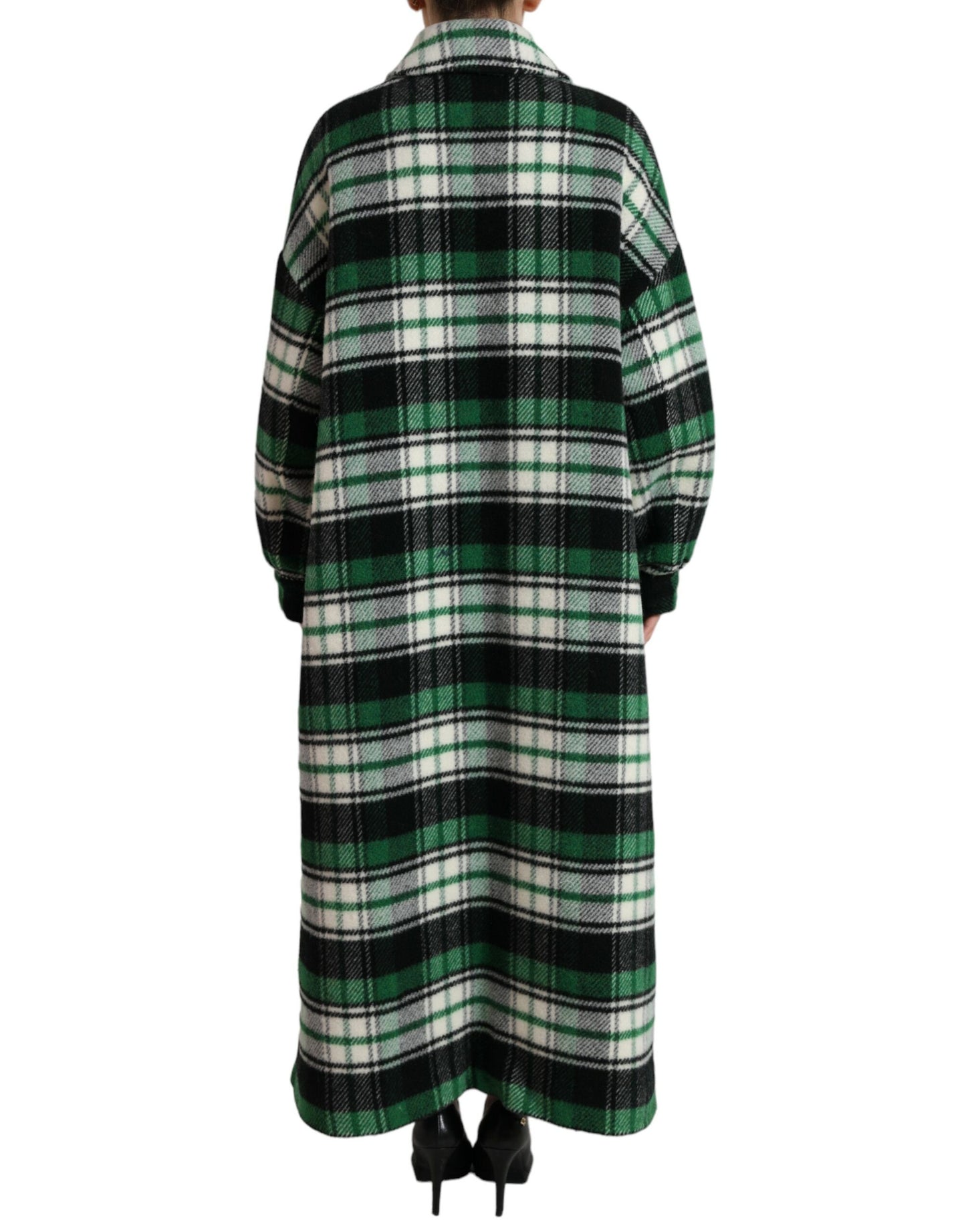 Dolce & Gabbana - Veste décontractée à manches longues et carreaux verts