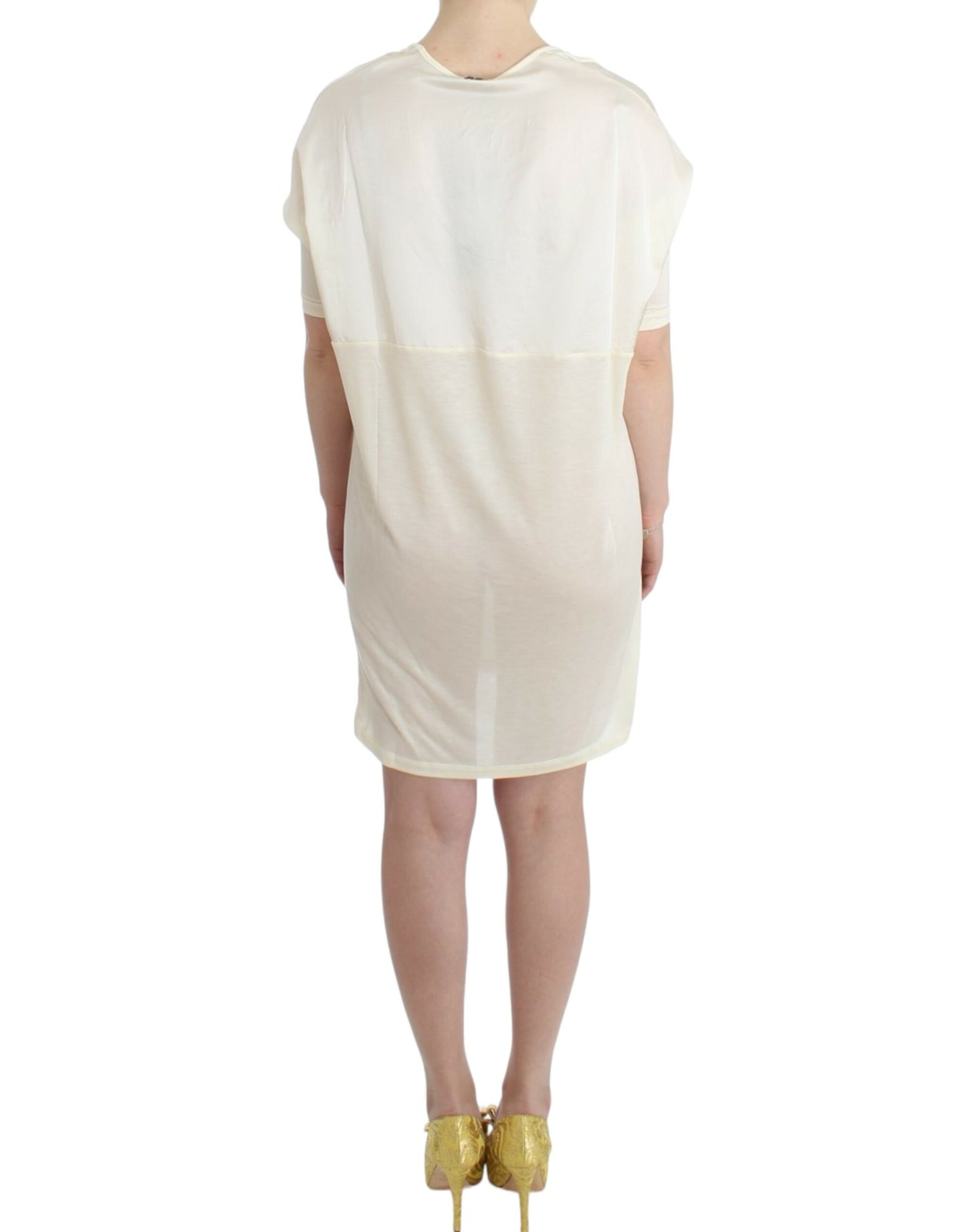 Robe tube en modal blanc Costume National