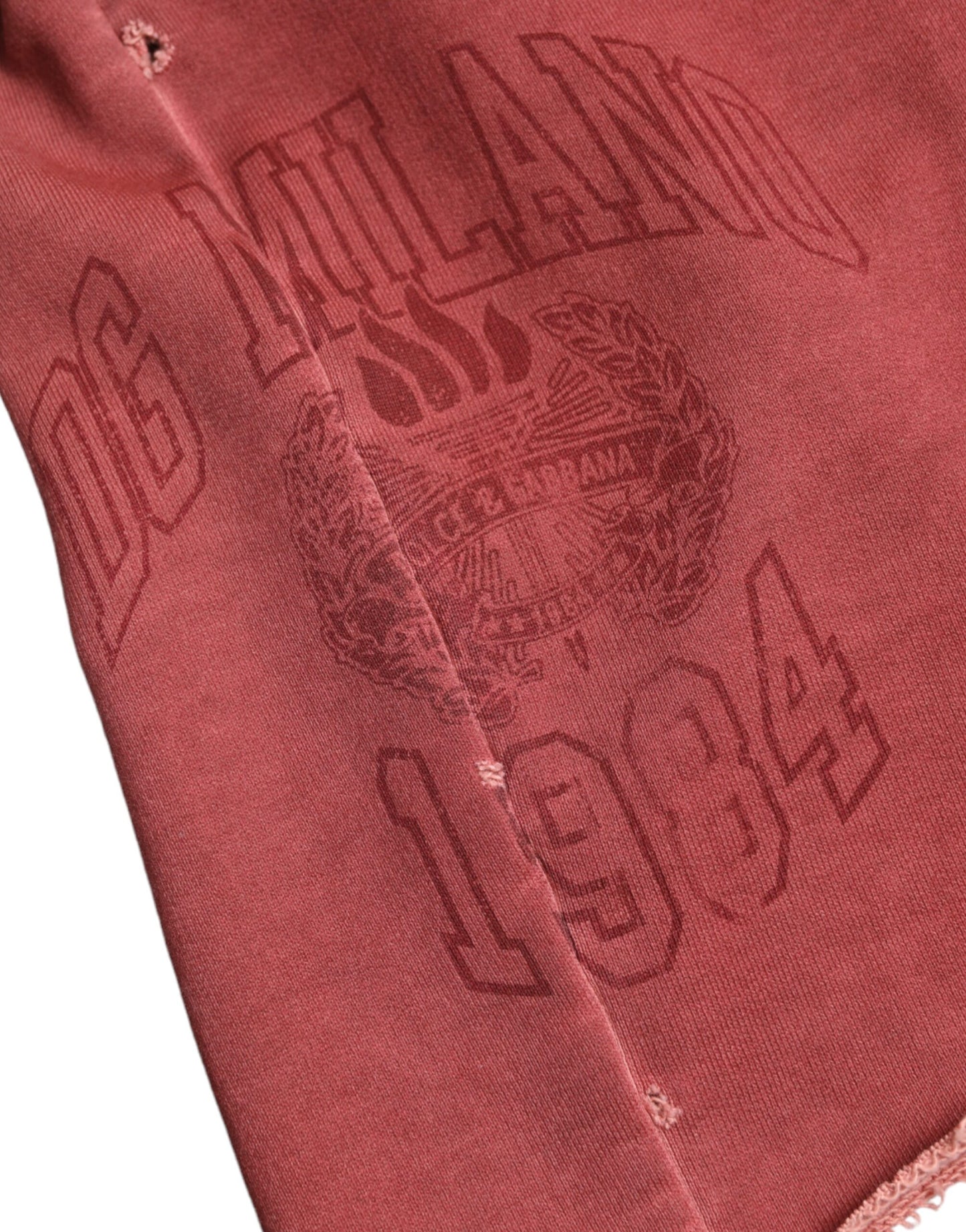 Dolce & Gabbana – Kastanienbraune Sweatshorts aus Baumwolle mit hoher Taille