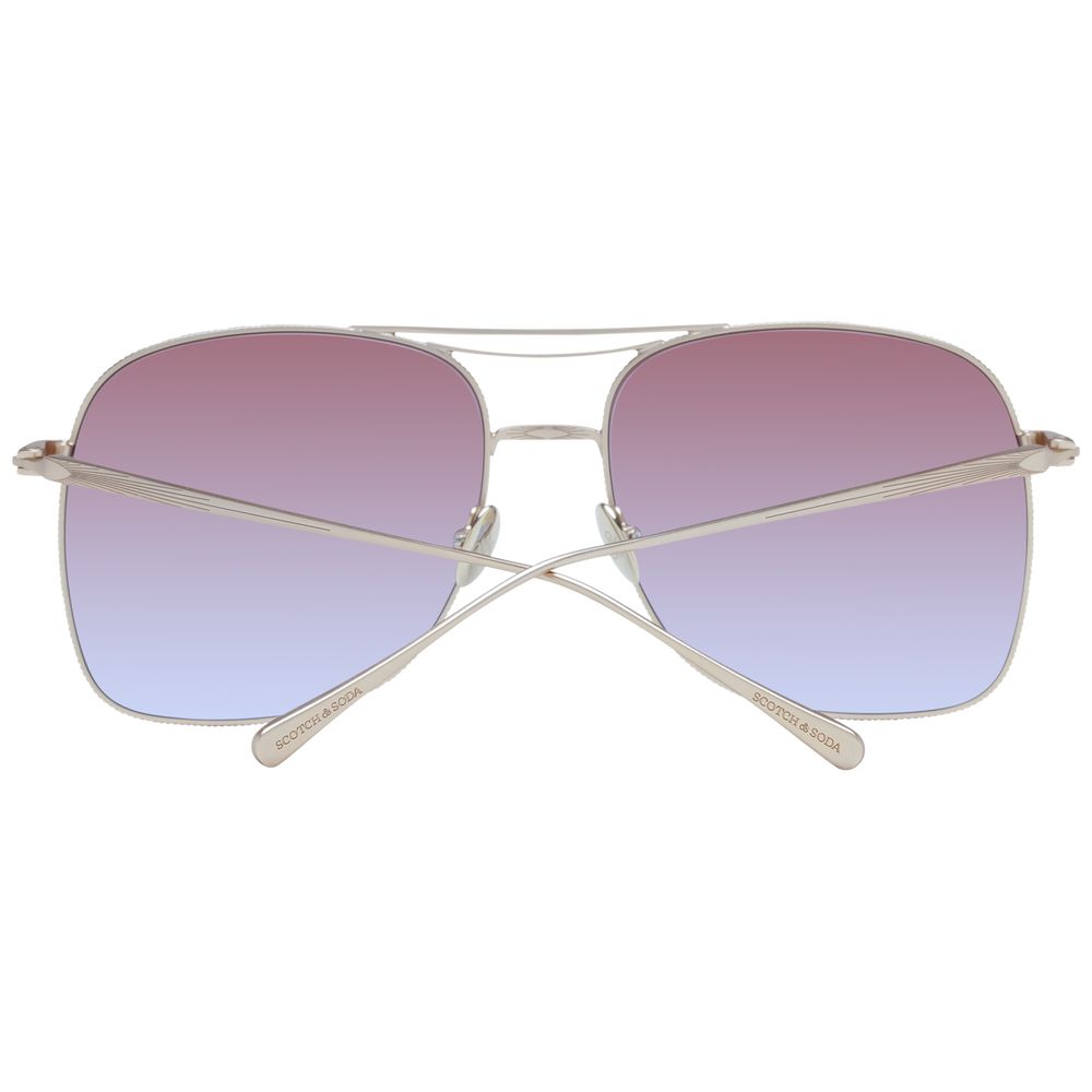 Lunettes de soleil dorées Scotch & Soda pour femme