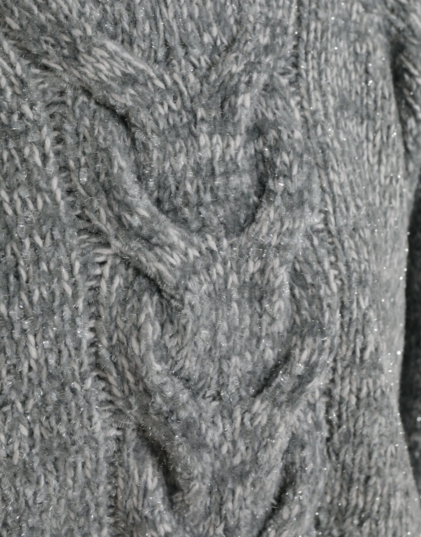 Pull col roulé en cachemire gris Dolce & Gabbana