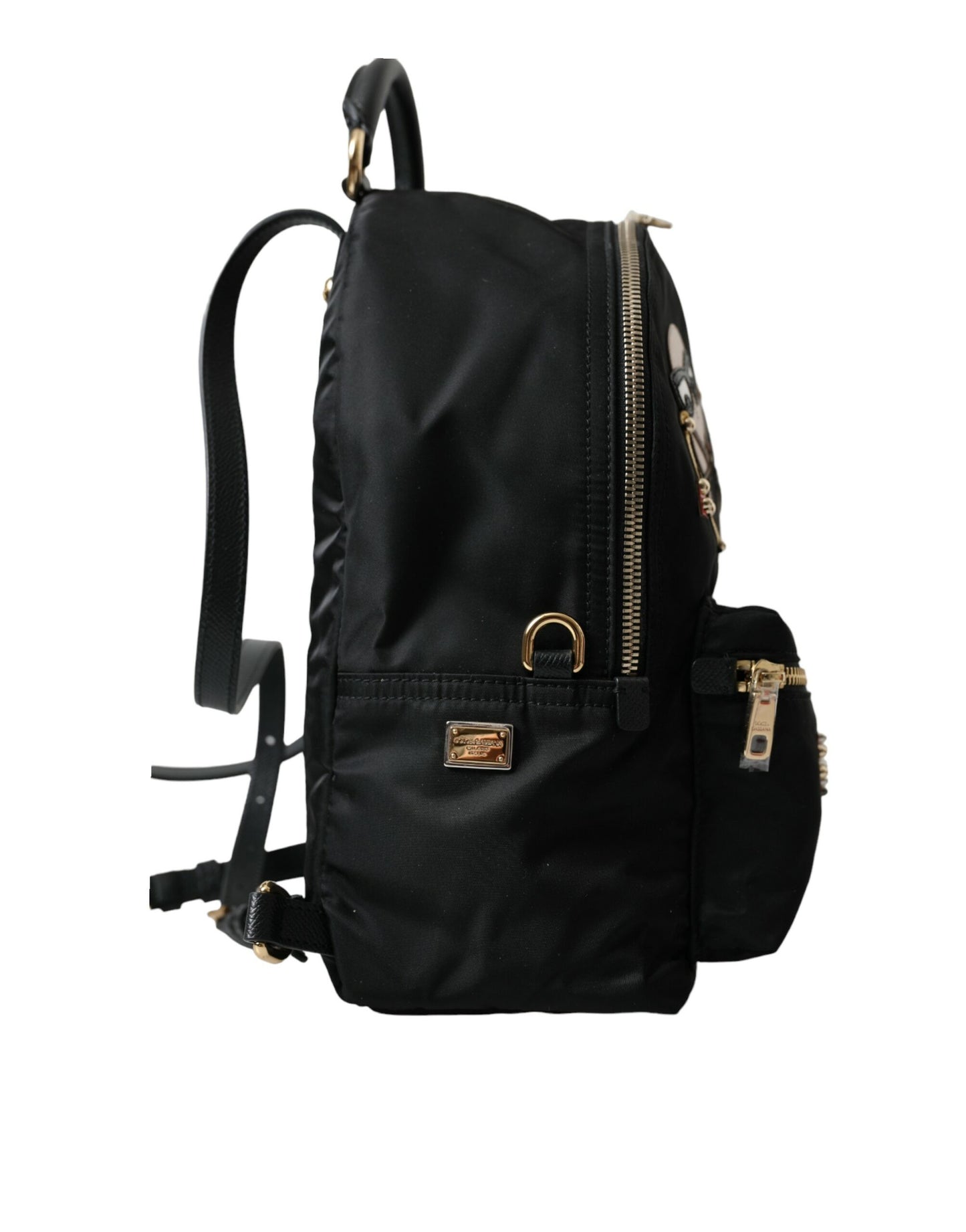 Sac à dos Dolce & Gabbana noir orné #DGFAMILY VULCANO