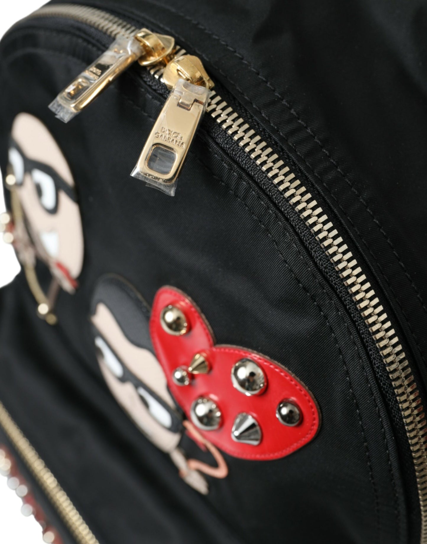 Sac à dos Dolce & Gabbana noir orné #DGFAMILY VULCANO
