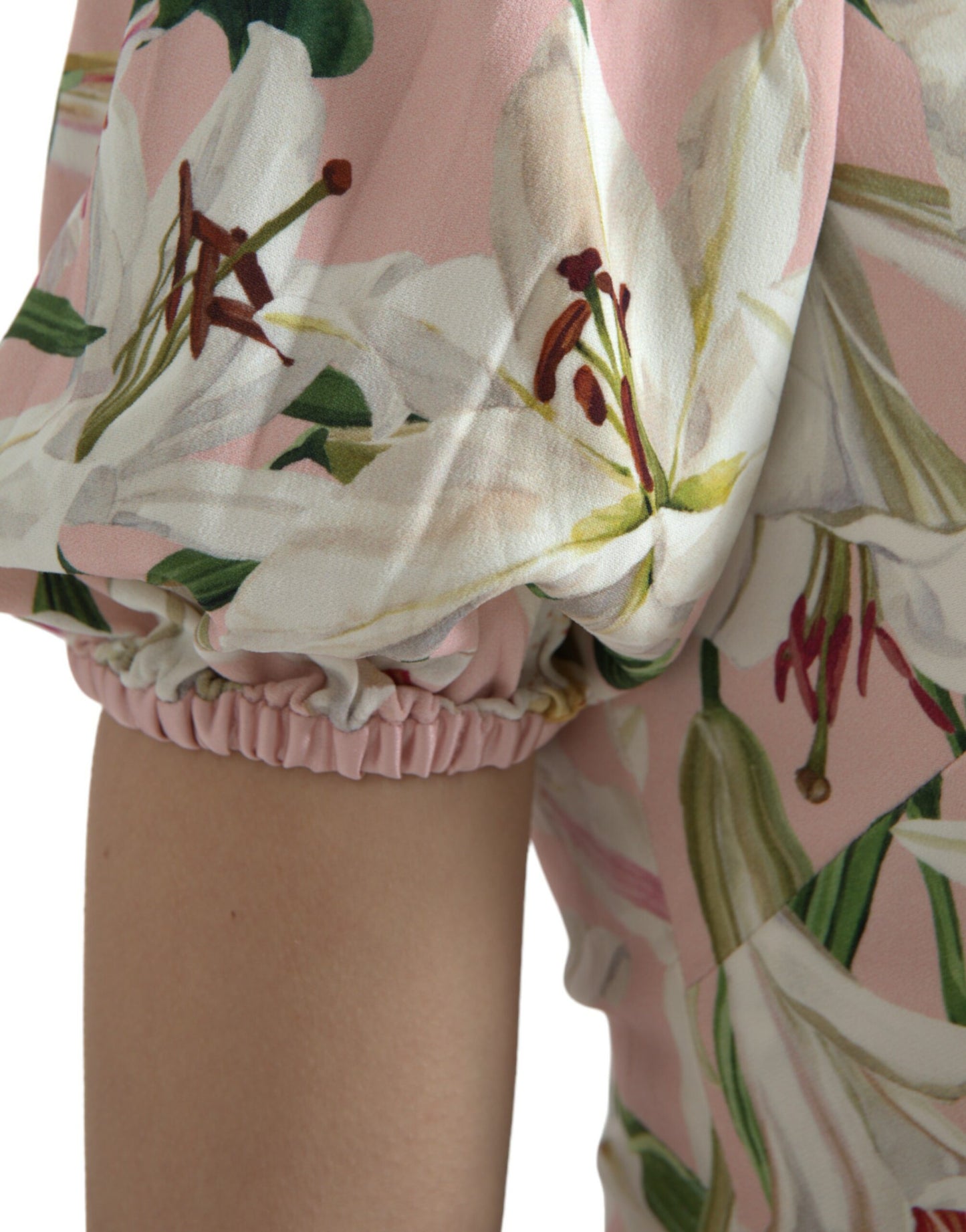 Robe fourreau extensible en viscose rose Lily de Dolce & Gabbana