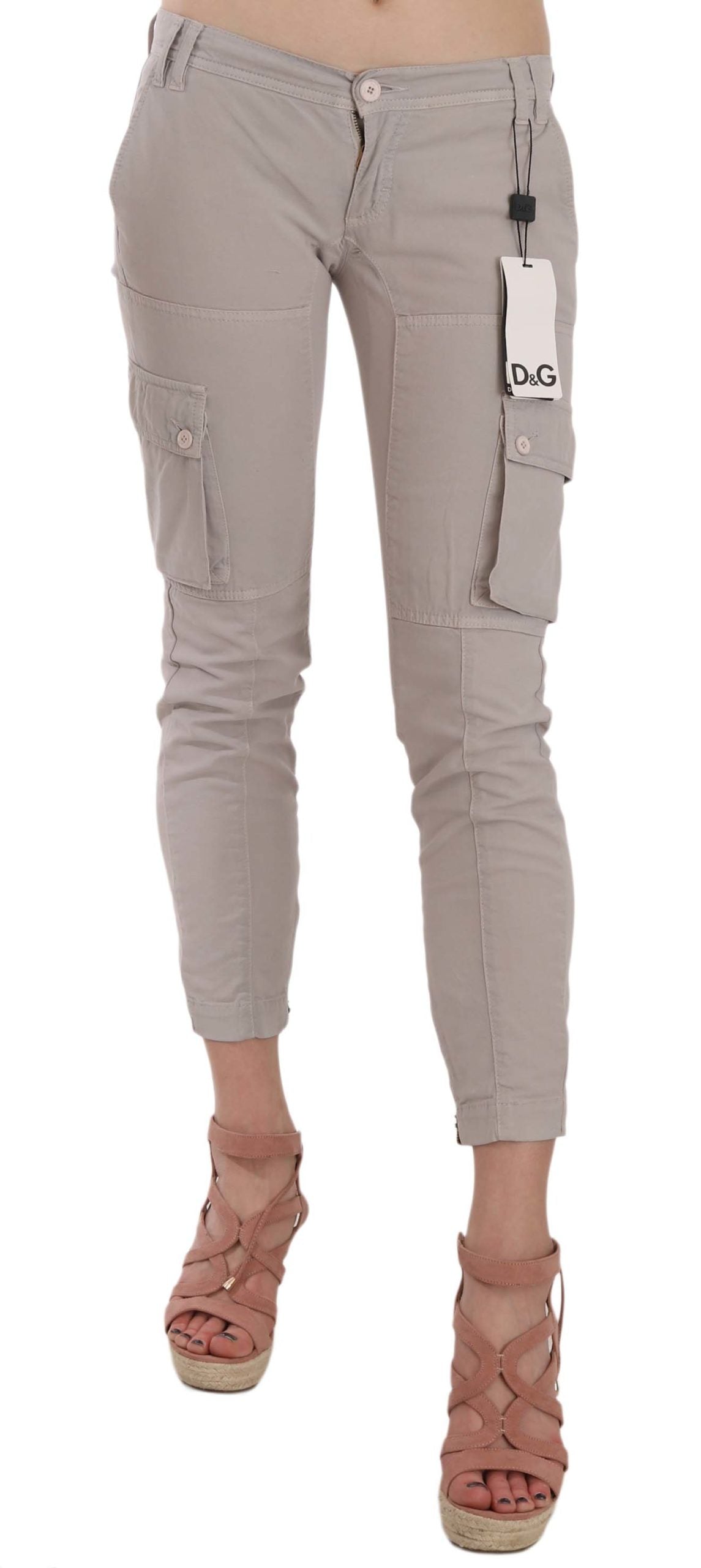 Pantalon kaki ajusté décontracté Dolce & Gabbana