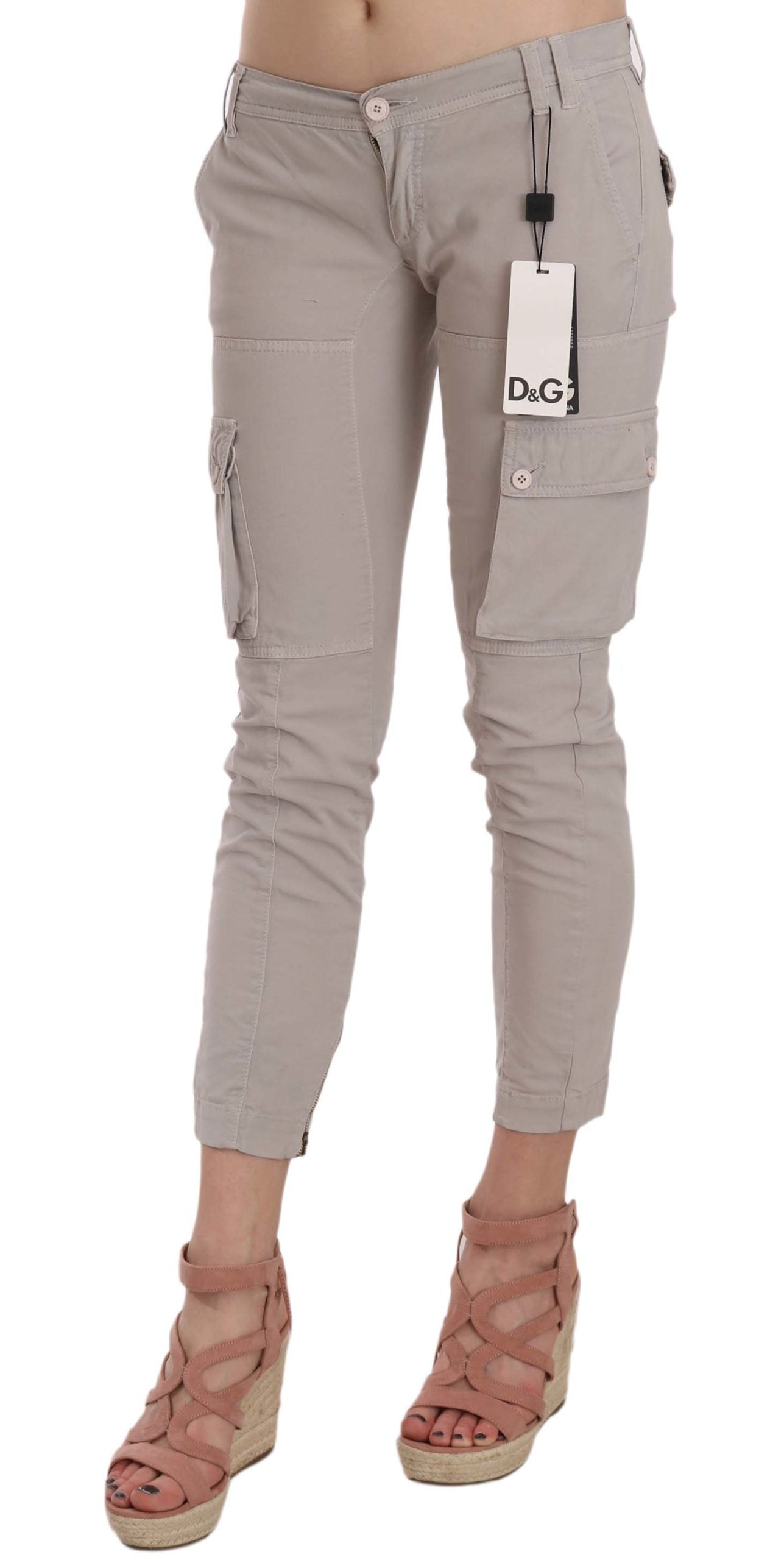 Pantalon kaki ajusté décontracté Dolce & Gabbana