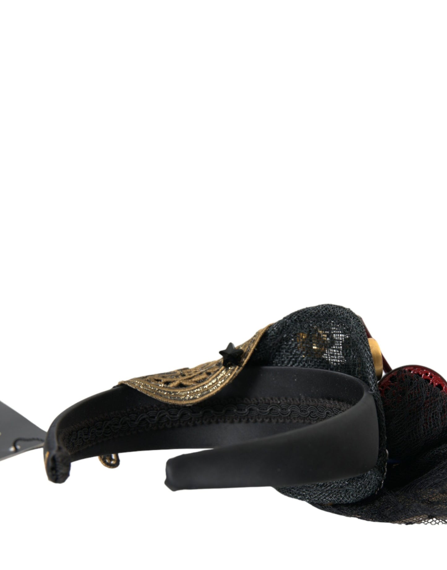 Serre-tête et diadème Dolce & Gabbana multicolore avec étoiles en cristal et fusée missile