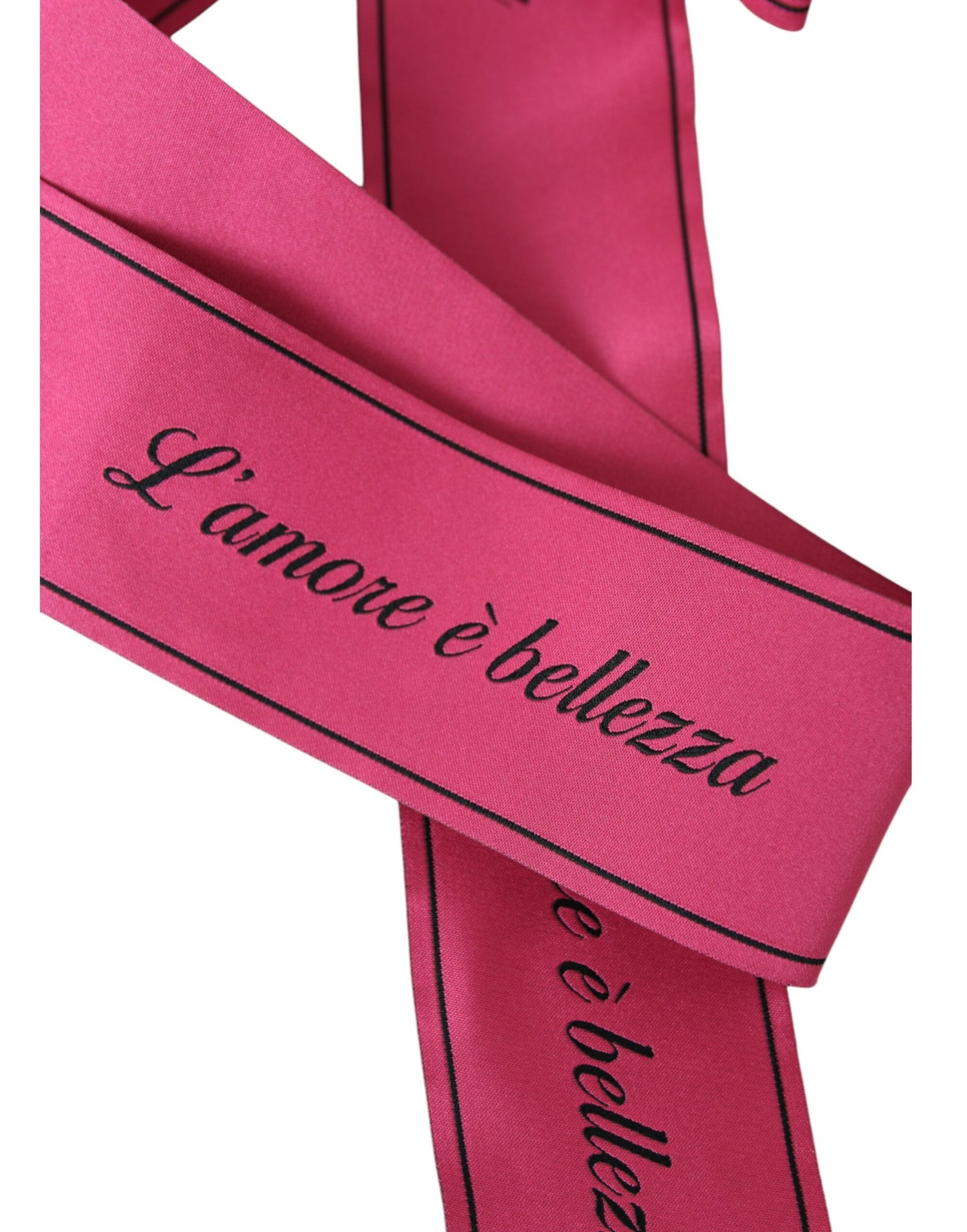 Ceinture rose Love Is Beauty de Dolce & Gabbana