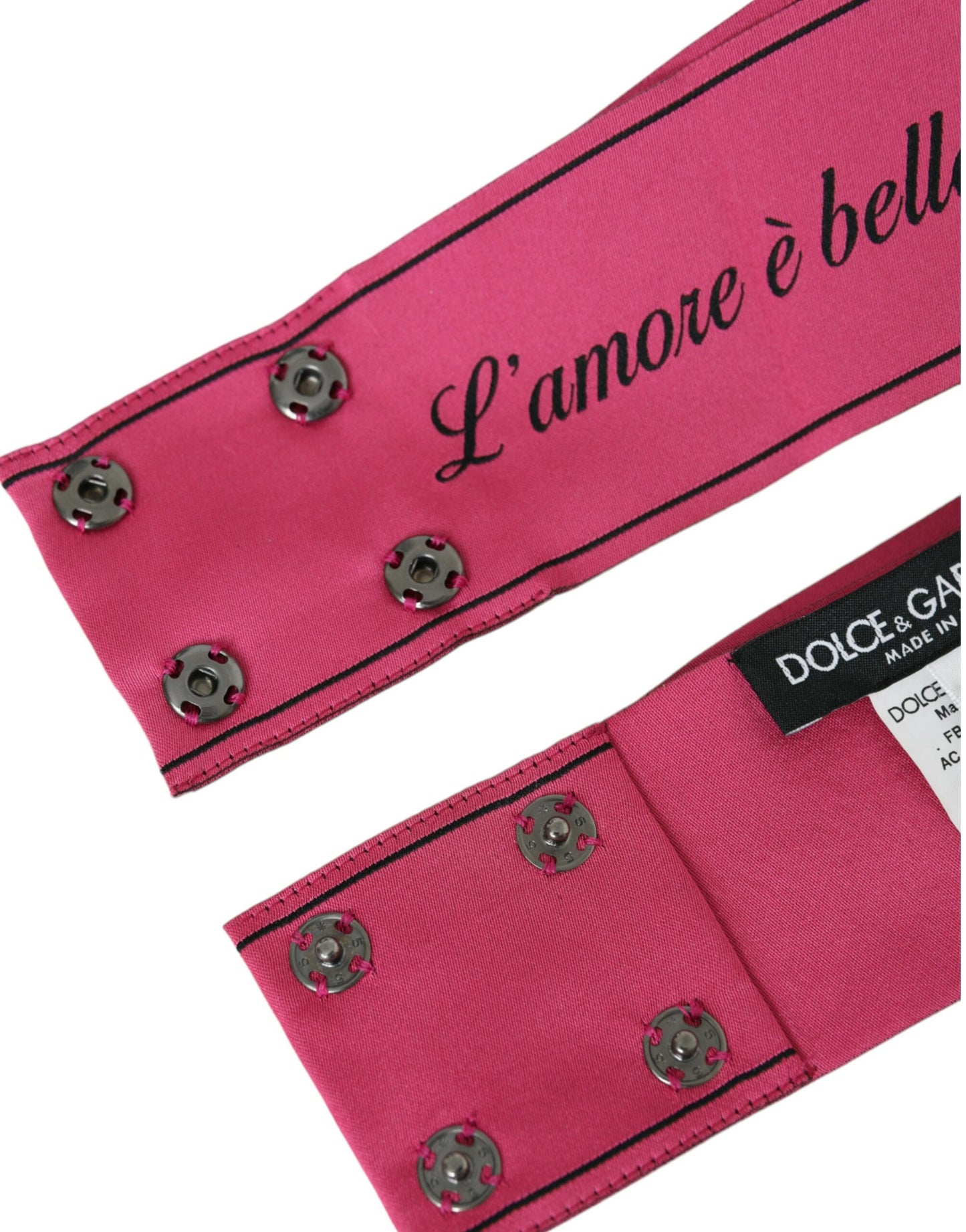 Ceinture rose Love Is Beauty de Dolce & Gabbana