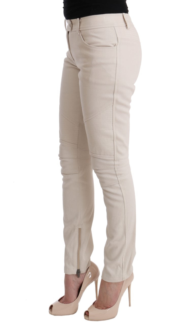 Weiße Slim-Fit-Freizeitjeans von Ermanno Scervino