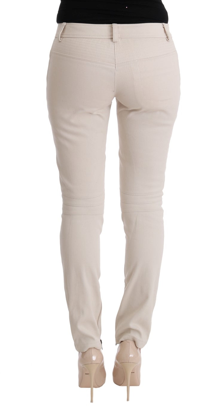 Weiße Slim-Fit-Freizeitjeans von Ermanno Scervino