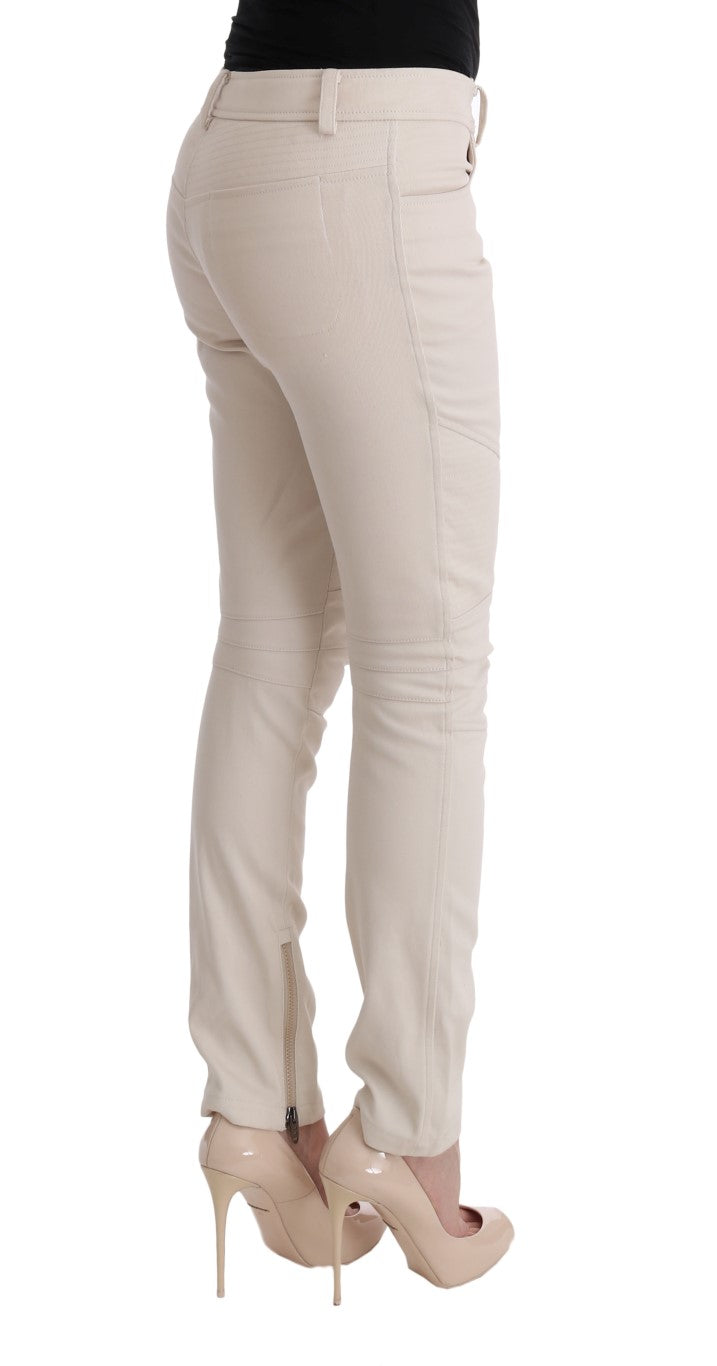 Weiße Slim-Fit-Freizeitjeans von Ermanno Scervino