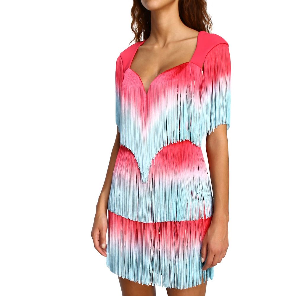 Robe femme en polyester rose Elisabetta Franchi