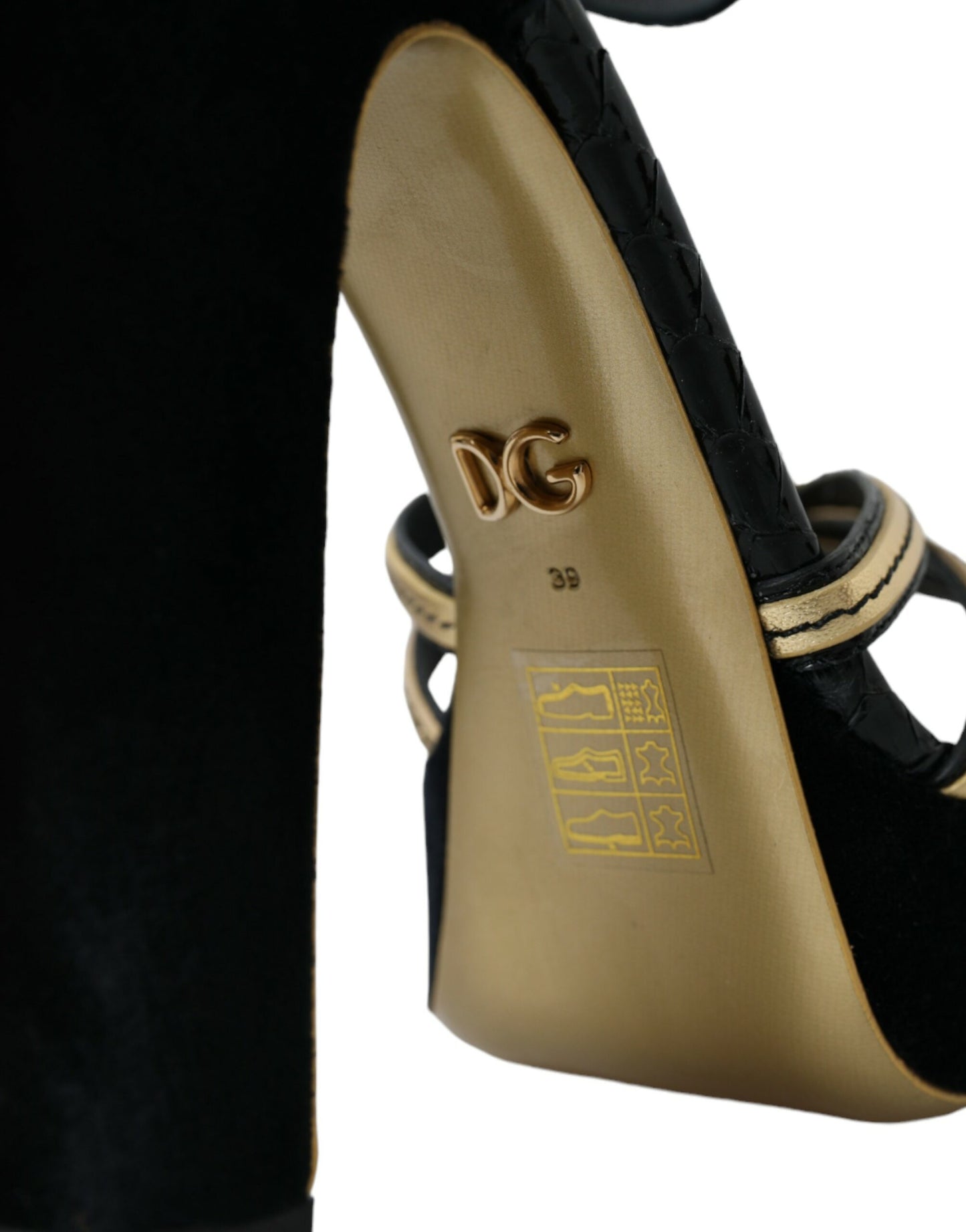 Sandales à talons ornées de cristaux Dolce & Gabbana