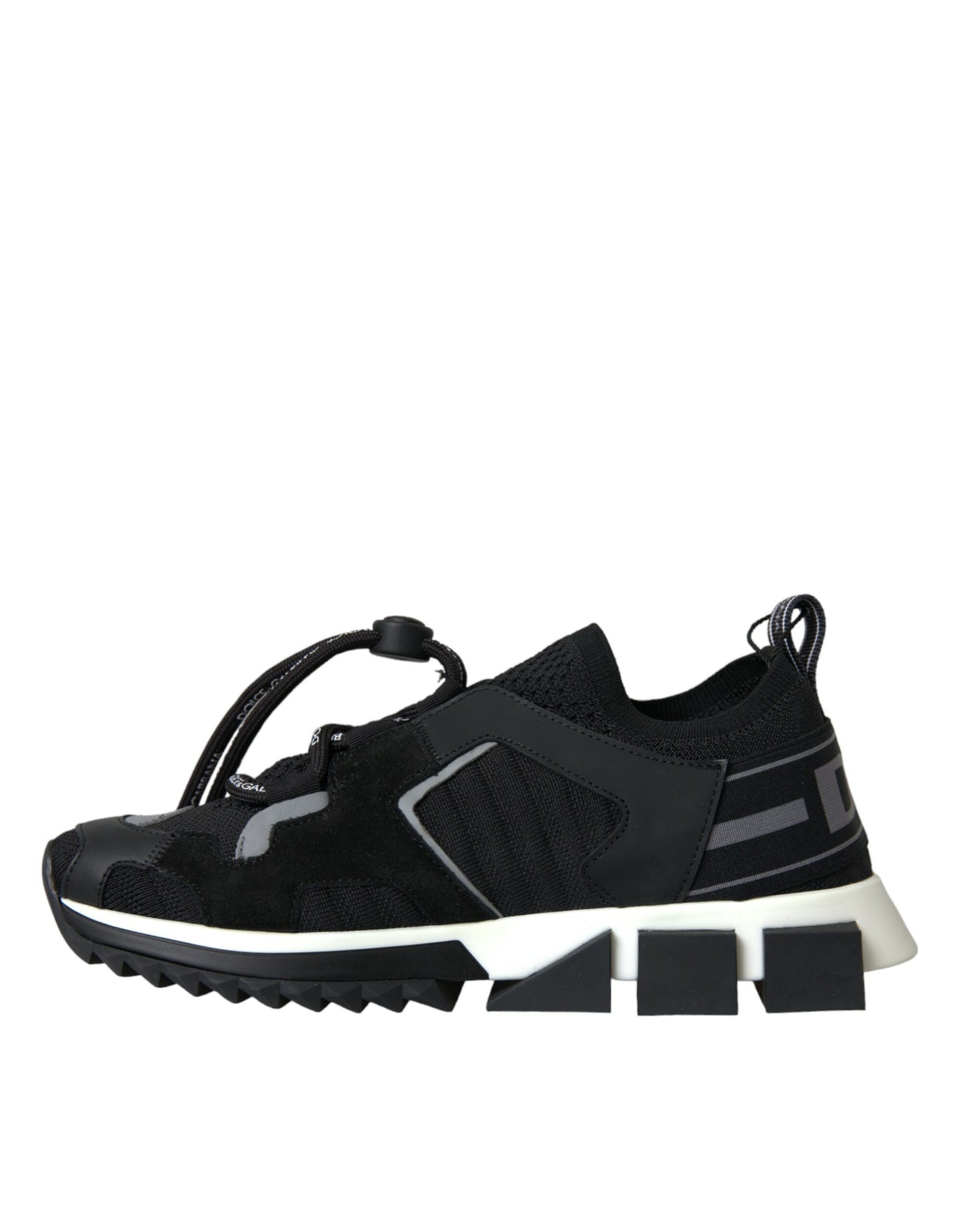 Baskets de randonnée Sorrento noires en maille Dolce & Gabbana