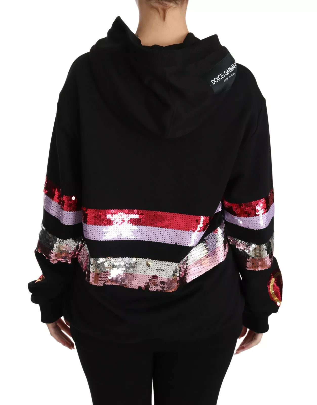 Pull à capuche à paillettes Dolce & Gabbana DG