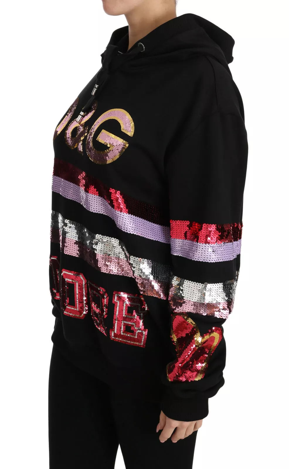 Pull à capuche à paillettes Dolce & Gabbana DG