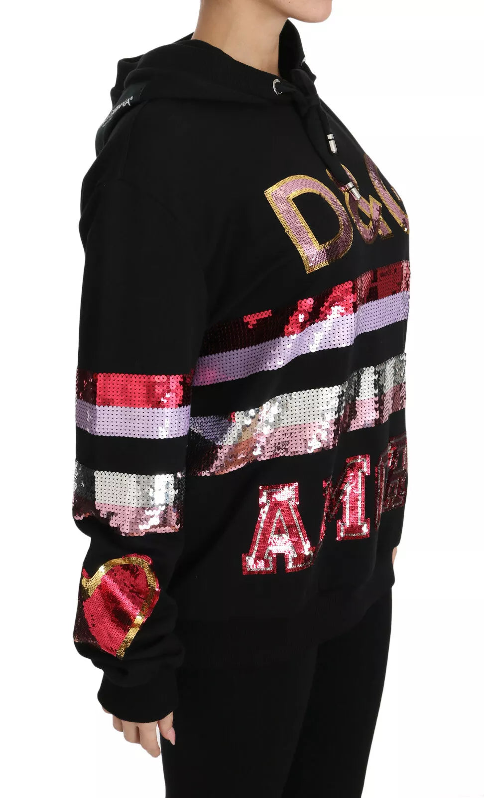 Pull à capuche à paillettes Dolce & Gabbana DG