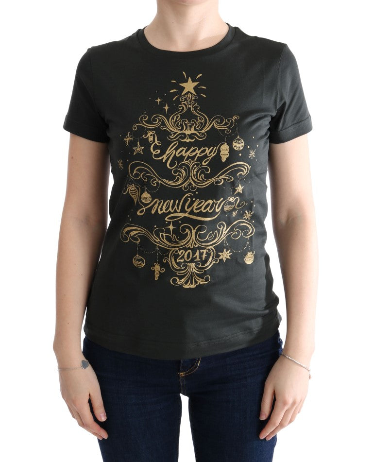 T-shirt Dolce & Gabbana en coton vert Motif 2017
