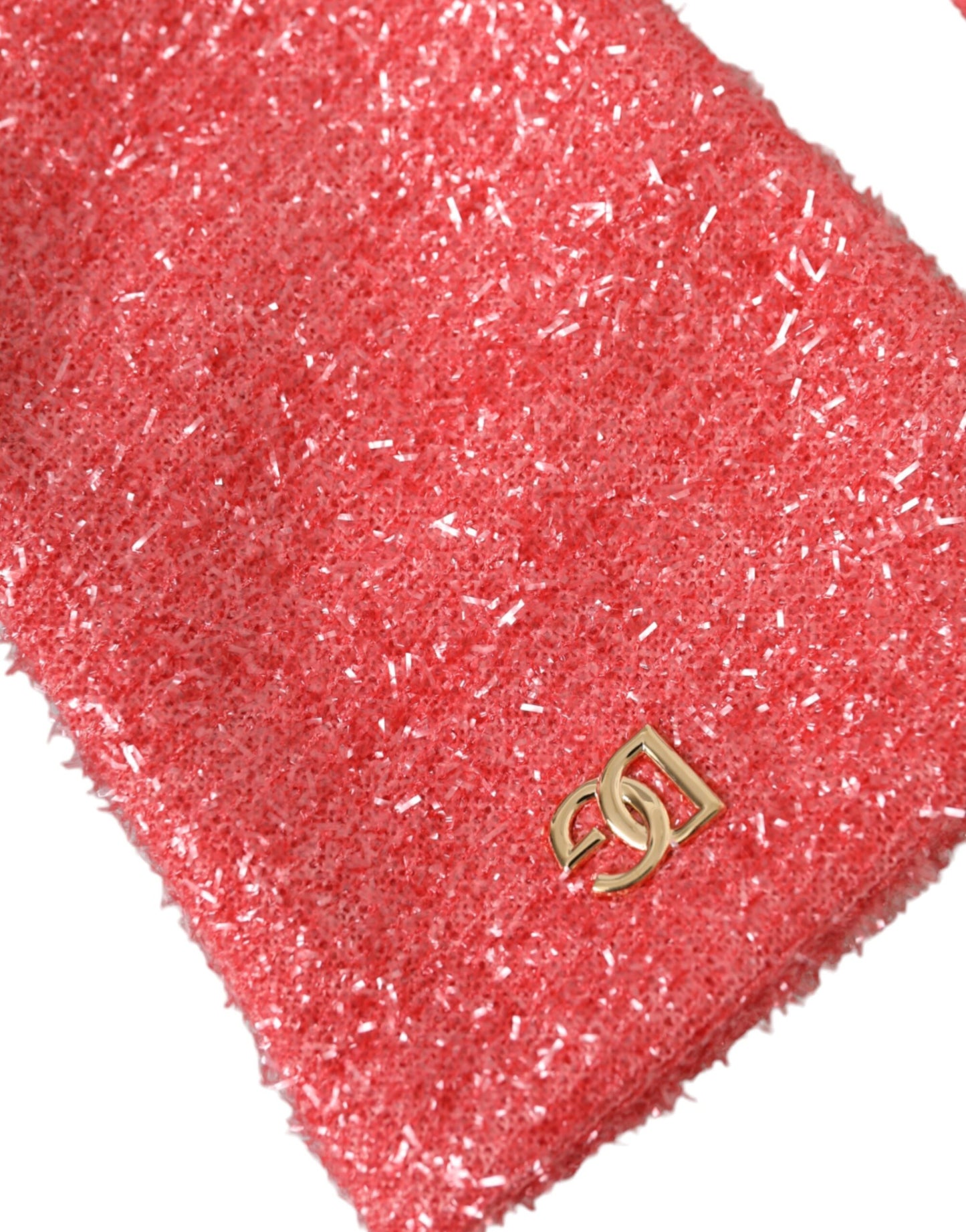 Gants mi-longs à motif lurex rose Dolce & Gabbana